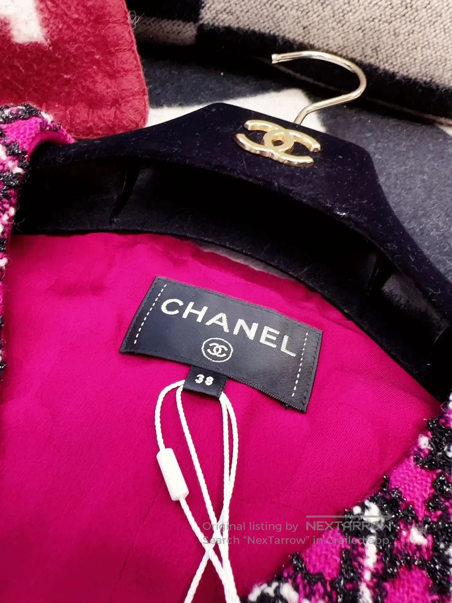 Chanel Chanel 23K Red Black Sleeveless Dress. Size US 38 / EU 54 - 4 Thumbnail