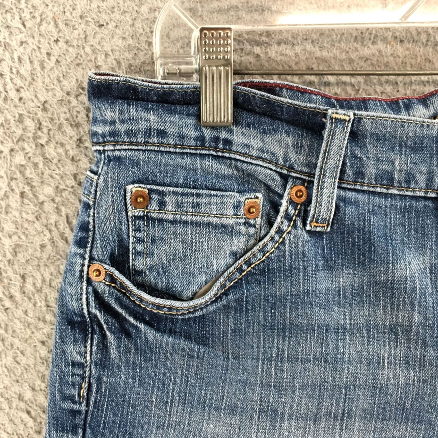 American Eagle Outfitters American Eagle Jeans Womens 12 Bootcut Regular Medium Wash Zip Fly Denim Blue Ladies Jeans Size 34" / US 12 / IT 48 - 3 Thumbnail