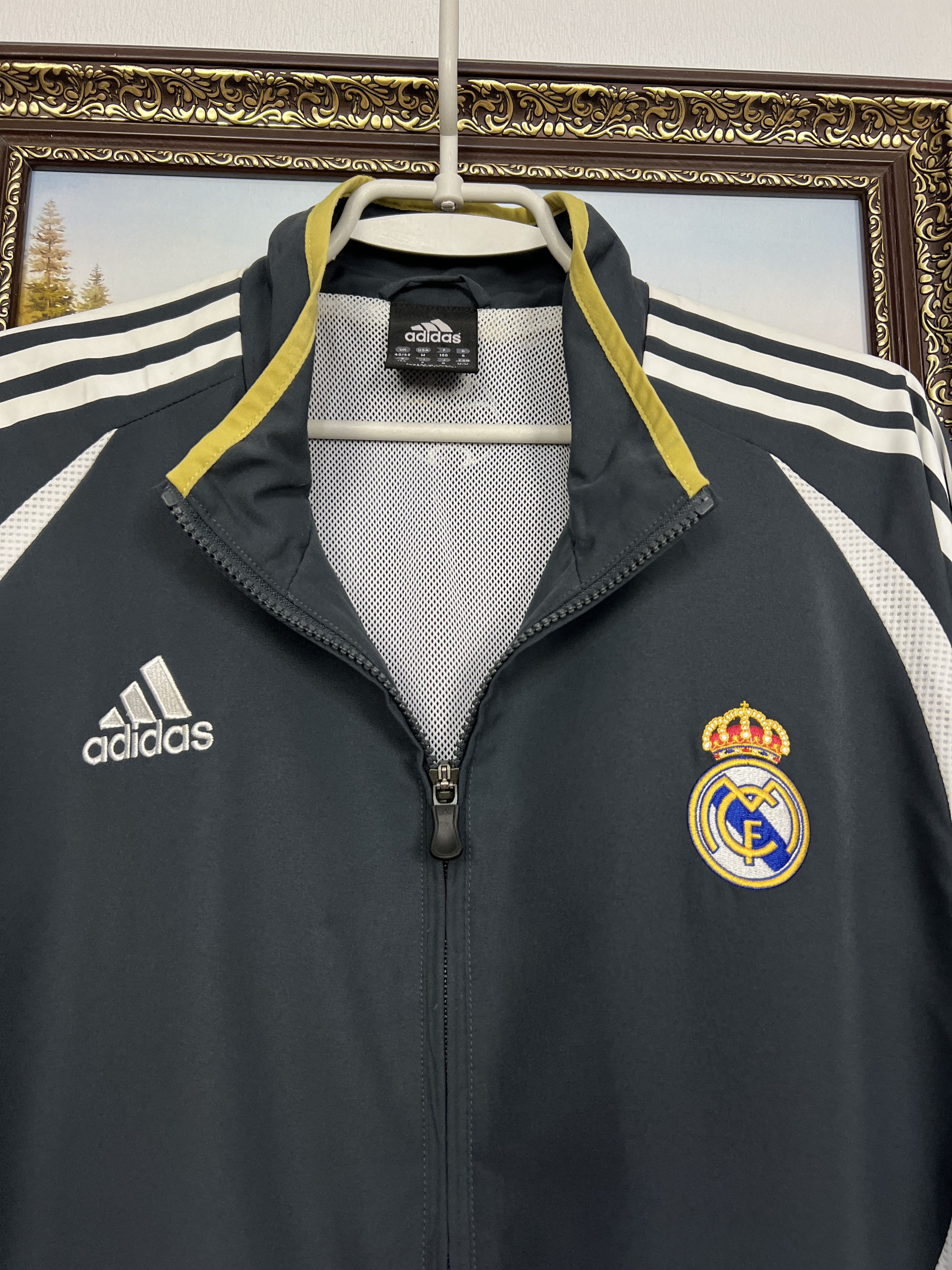 Adidas Real Madrid Football Set Soccer Track Suit Jacket Pants Size US M / EU 48-50 / 2 - 3 Thumbnail
