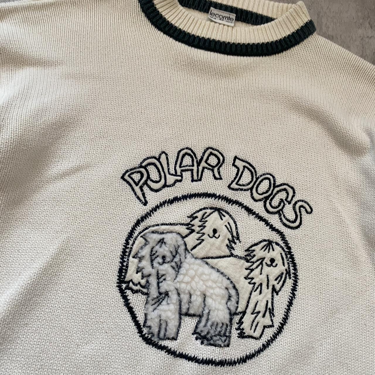 Other 90s White Polar Dogs Sweater Vintage Size US S / EU 44-46 / 1 - 2 Thumbnail