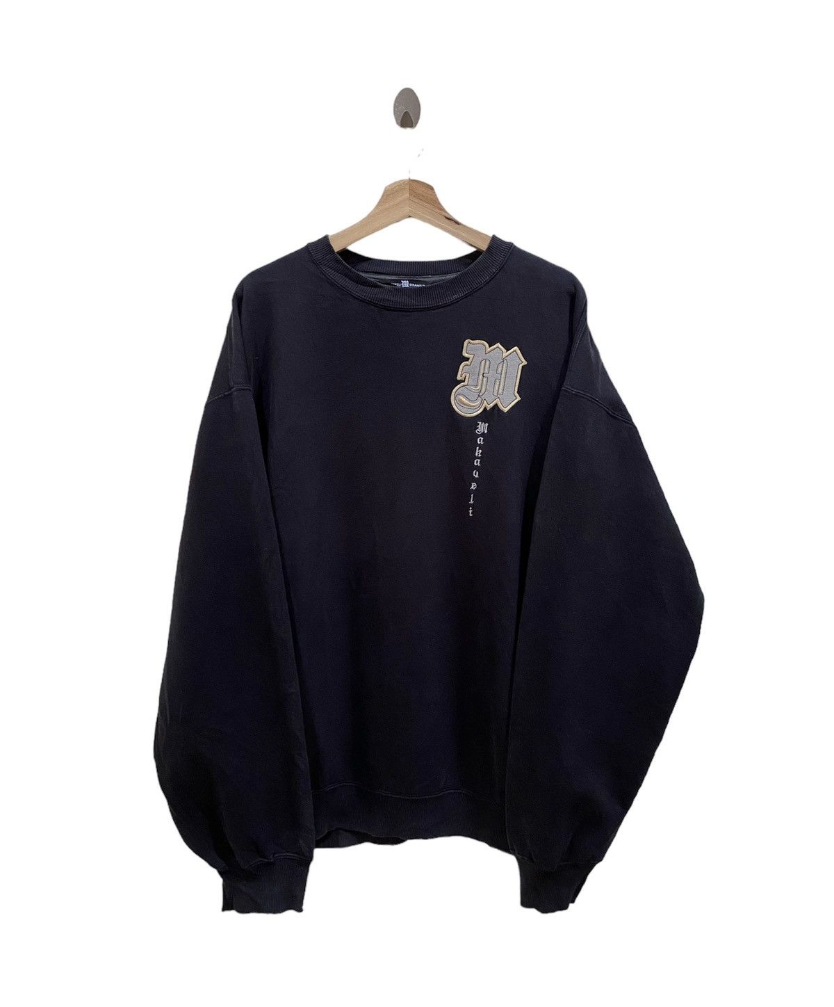 Japanese Brand × Makaveli Japanese Brand Makaveli Small Logo Sweatshirt Size US XXL / EU 58 / 5 - 1 Thumbnail