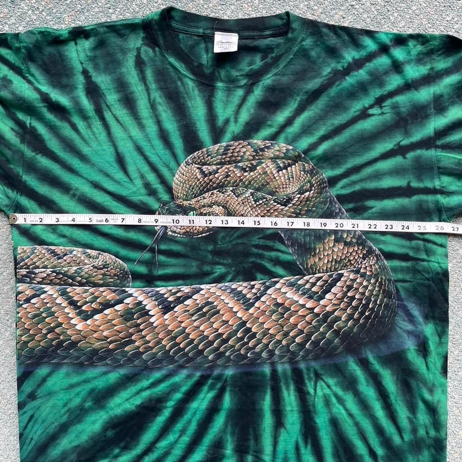 Other Vintage Rattlesnake Wrap-Around Tie-Dye Double-Sided Shirt Size US XXL / EU 58 / 5 - 6 Thumbnail