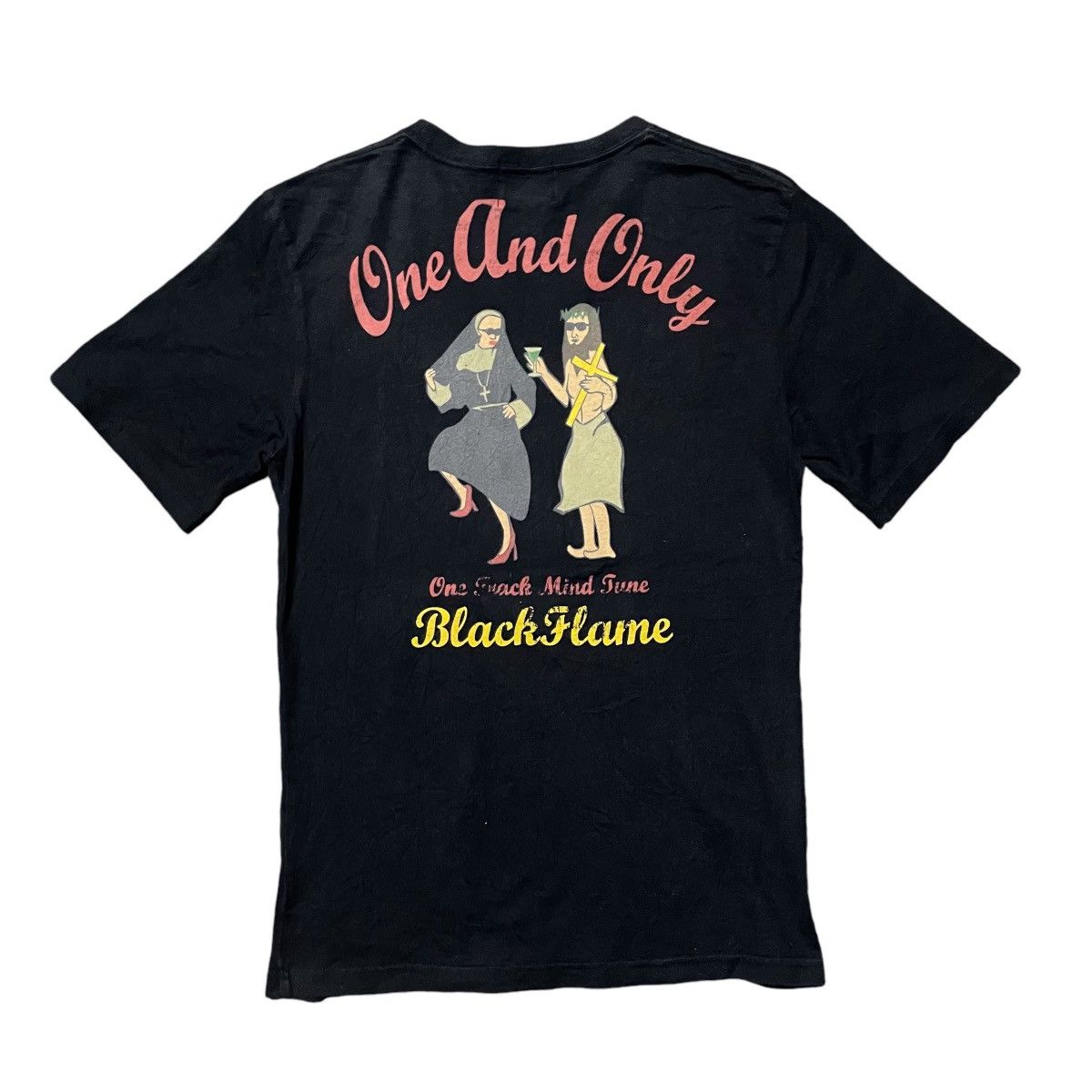 Band Tees × Vintage 💥BlackFlame Bonehead Dub Music Backhit Tees Size US S / EU 44-46 / 1 - 1 Thumbnail