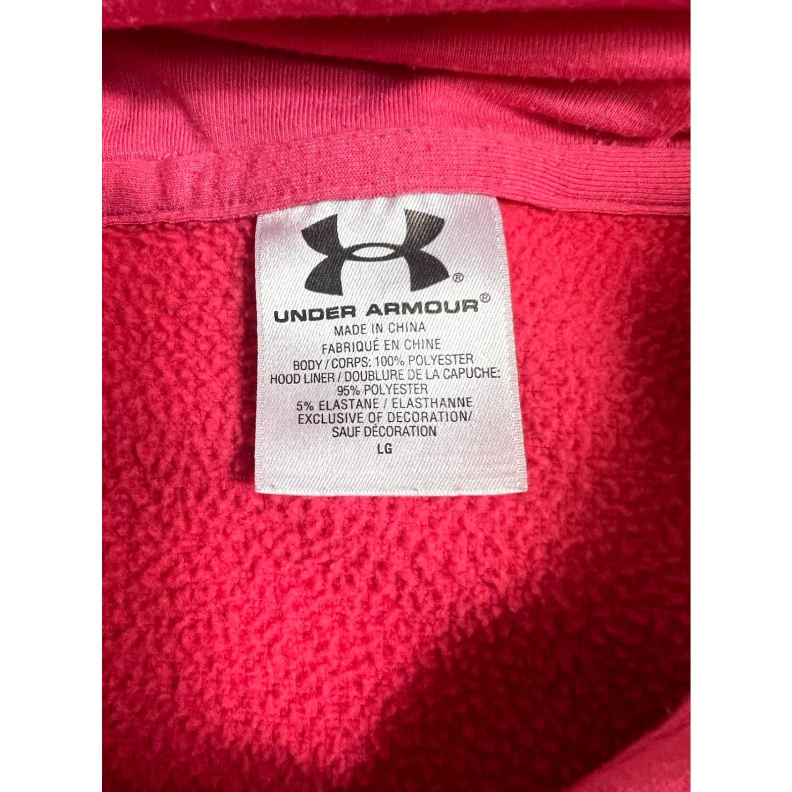 Under Armour Under Armour Hoodie Womens Pullover Pink Sweatshirt Hooded Pockets Wounded Warrior Size L Size L / US 10 / IT 46 - 8 Thumbnail