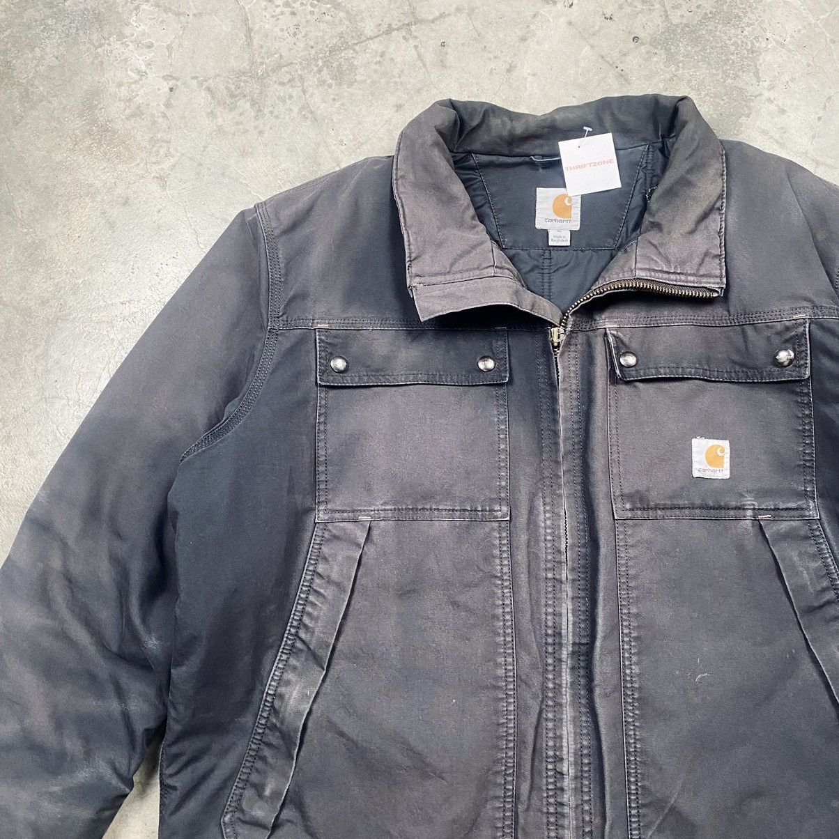 Carhartt × Carhartt Wip Grail y2k Sunfaded Carhartt Quick Duck Detroit Jacket Size US XL / EU 56 / 4 - 9 Thumbnail