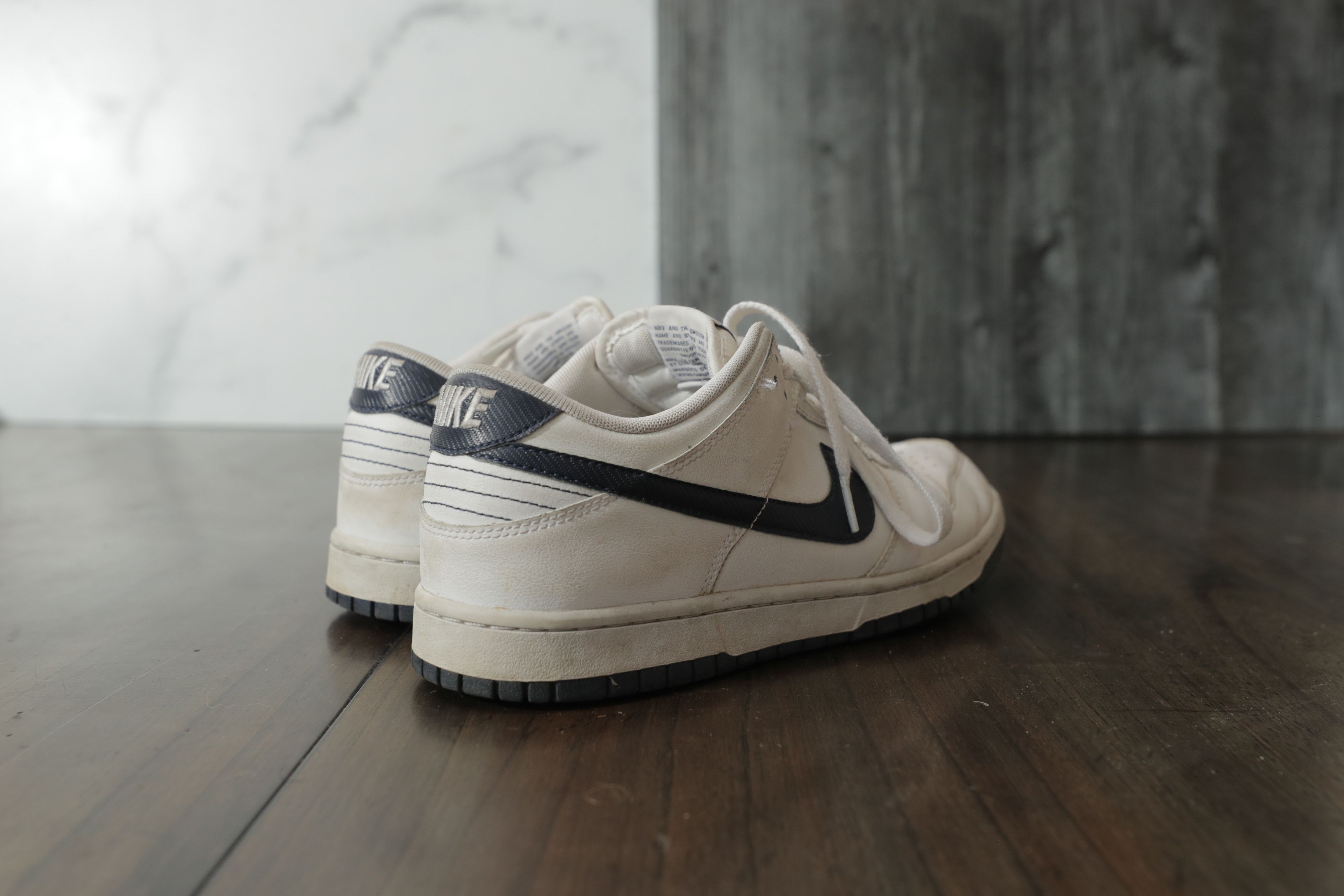 Nike Nike Dunk Low 2012 Obsidian Navy White Rare Vintage (8.5) Size US 8.5 / EU 41-42 - 3 Thumbnail
