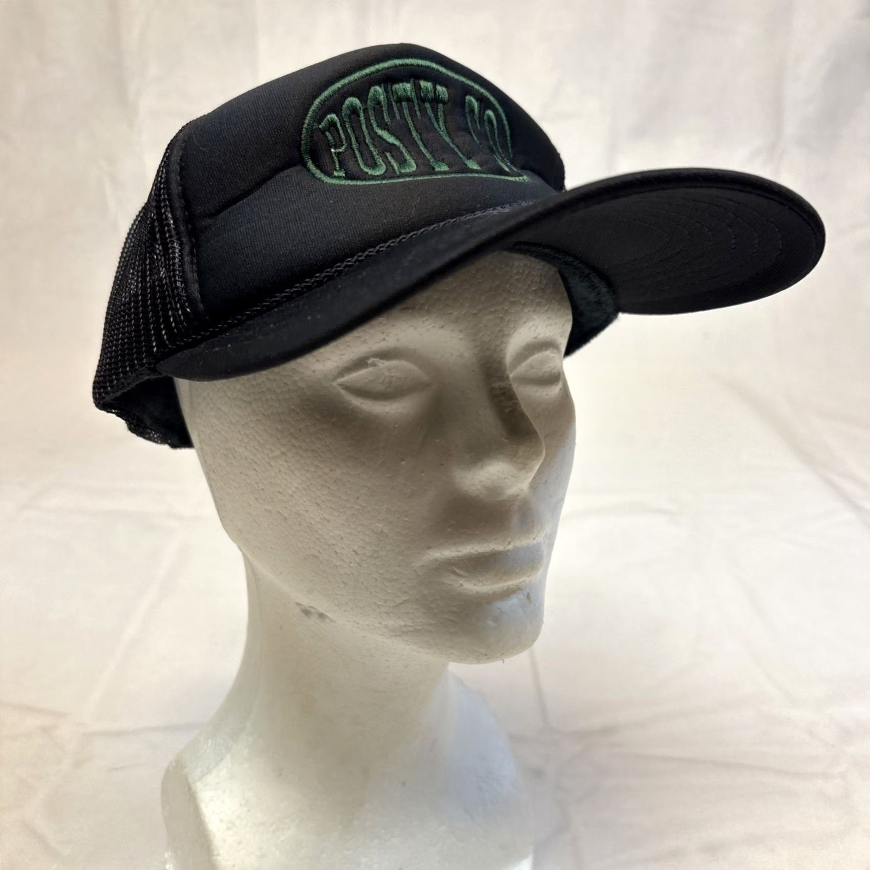 Vintage Post Malone’s Tour Posts Co. Trucker Hat Dark Green Embroidered Adjustable One Size Men NWOT Size ONE SIZE - 2 Thumbnail