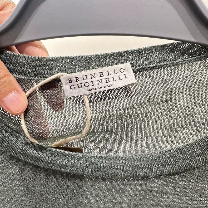 Brunello Cucinelli Brunello Cucinelli 25SS linen blend beaded long-sleeve Size XS / US 0-2 / IT 36-38 - 3 Thumbnail