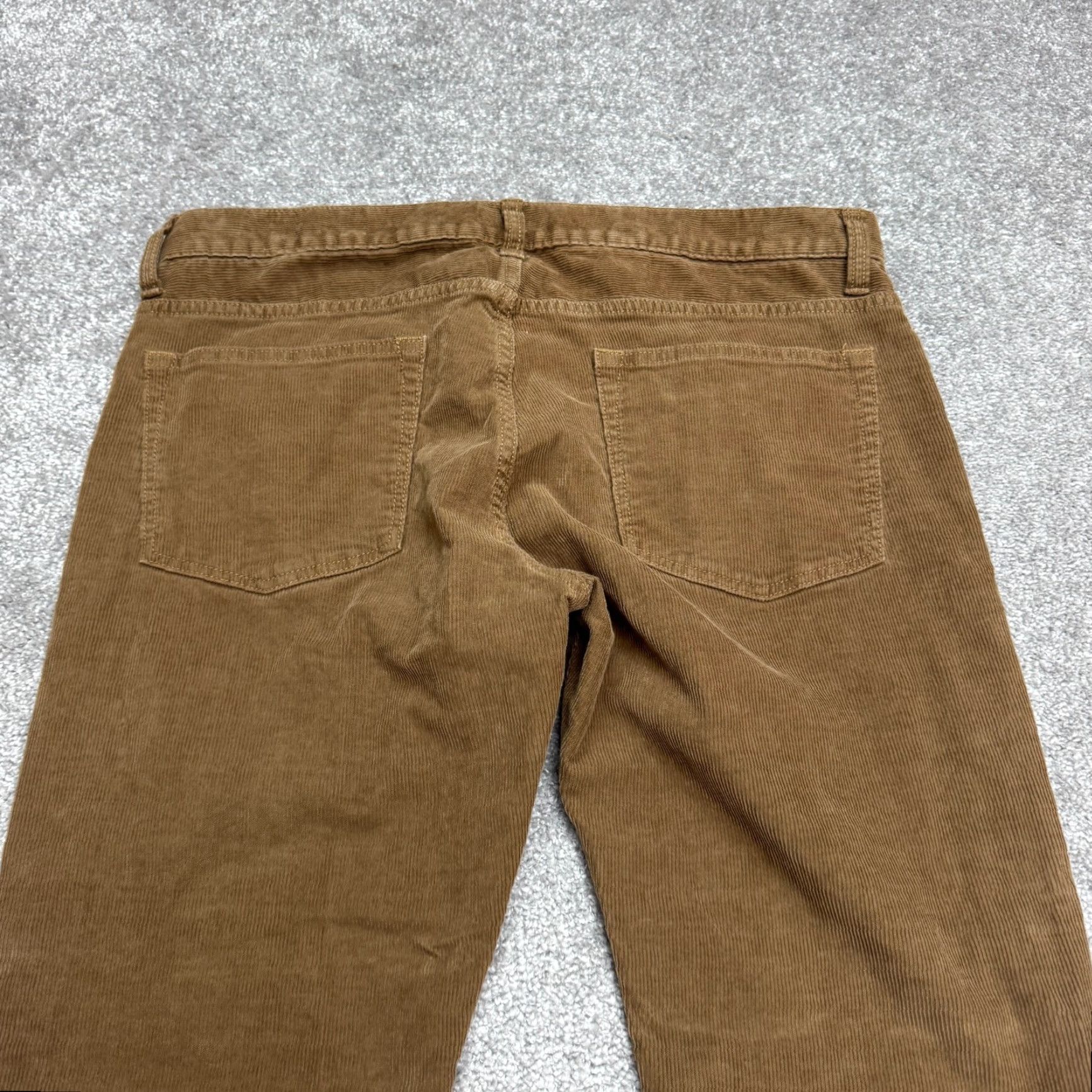 J.Crew J.Crew 484 Corduroy Slim Fit Chino Pants Mens 33x30 Brown Cotton Straight Leg Size US 33 - 4 Thumbnail