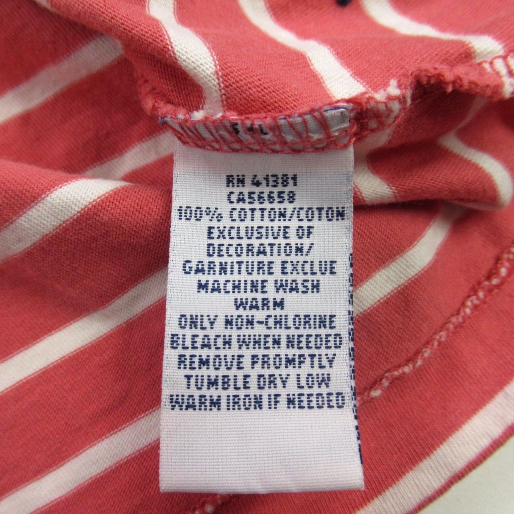 Polo Ralph Lauren Ralph Lauren Shirt Womens Medium Short Sleeve V Neck Pullover Stretch Stripe Shirt Size M / US 6-8 / IT 42-44 - 8 Thumbnail