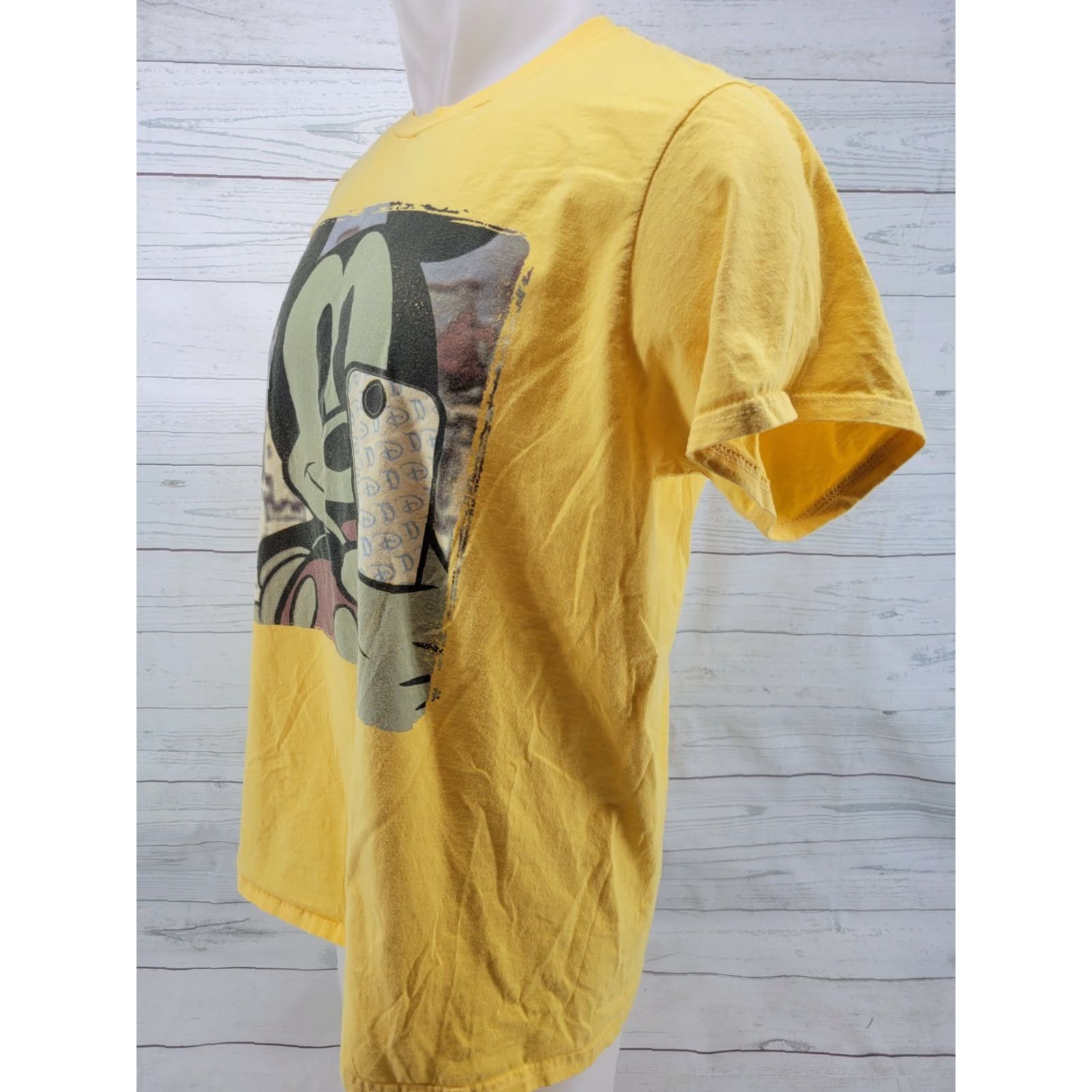 Disney Disney Men's T Shirt Mickey Mouse Phone Disneyland Disneyworld Graphic Tee XL Shirt Mens? Size US XL / EU 56 / 4 - 3 Thumbnail