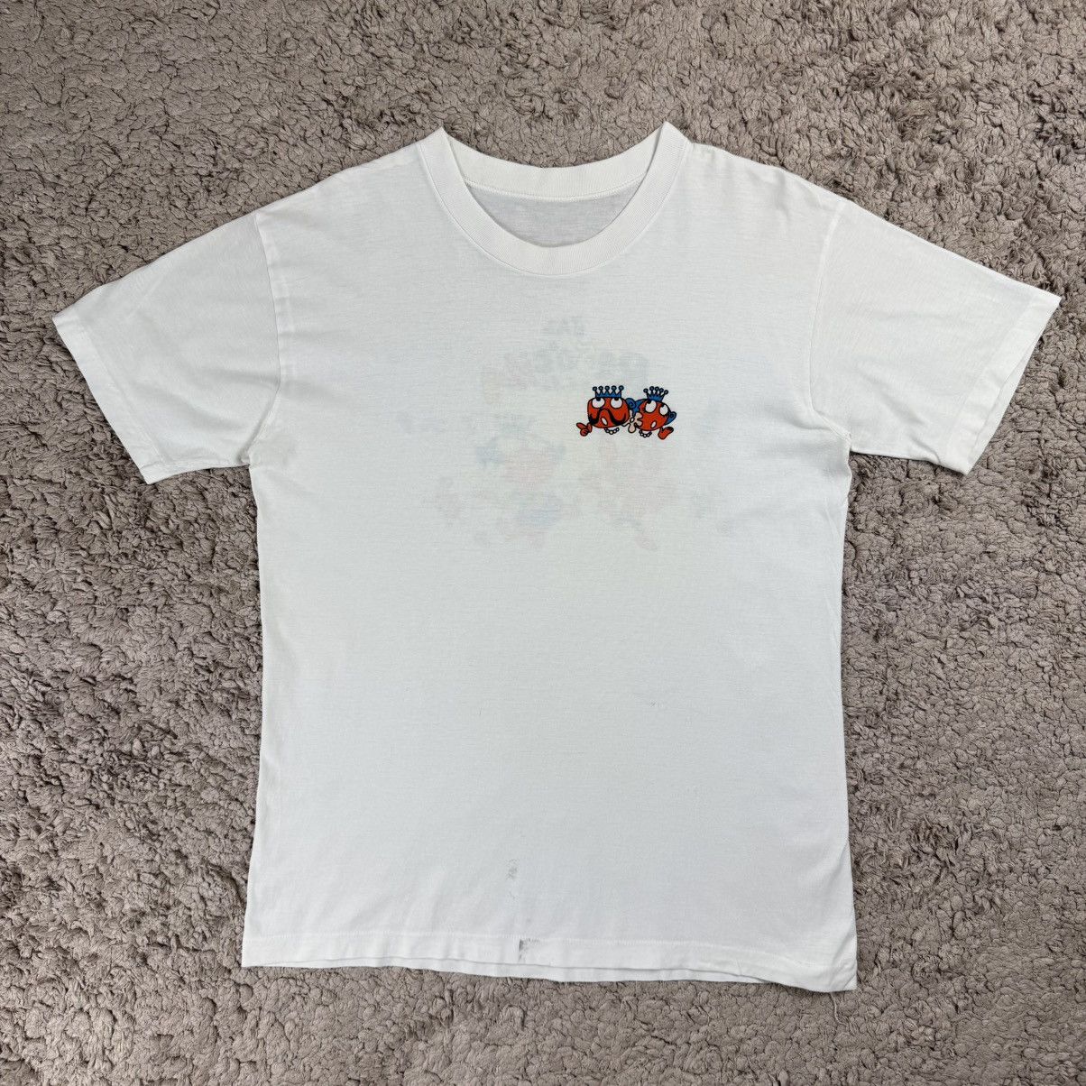 Japanese Brand Vintage 90s JAL Reso'cha Promotional T-shirt Size US M / EU 48-50 / 2 - 2 Thumbnail