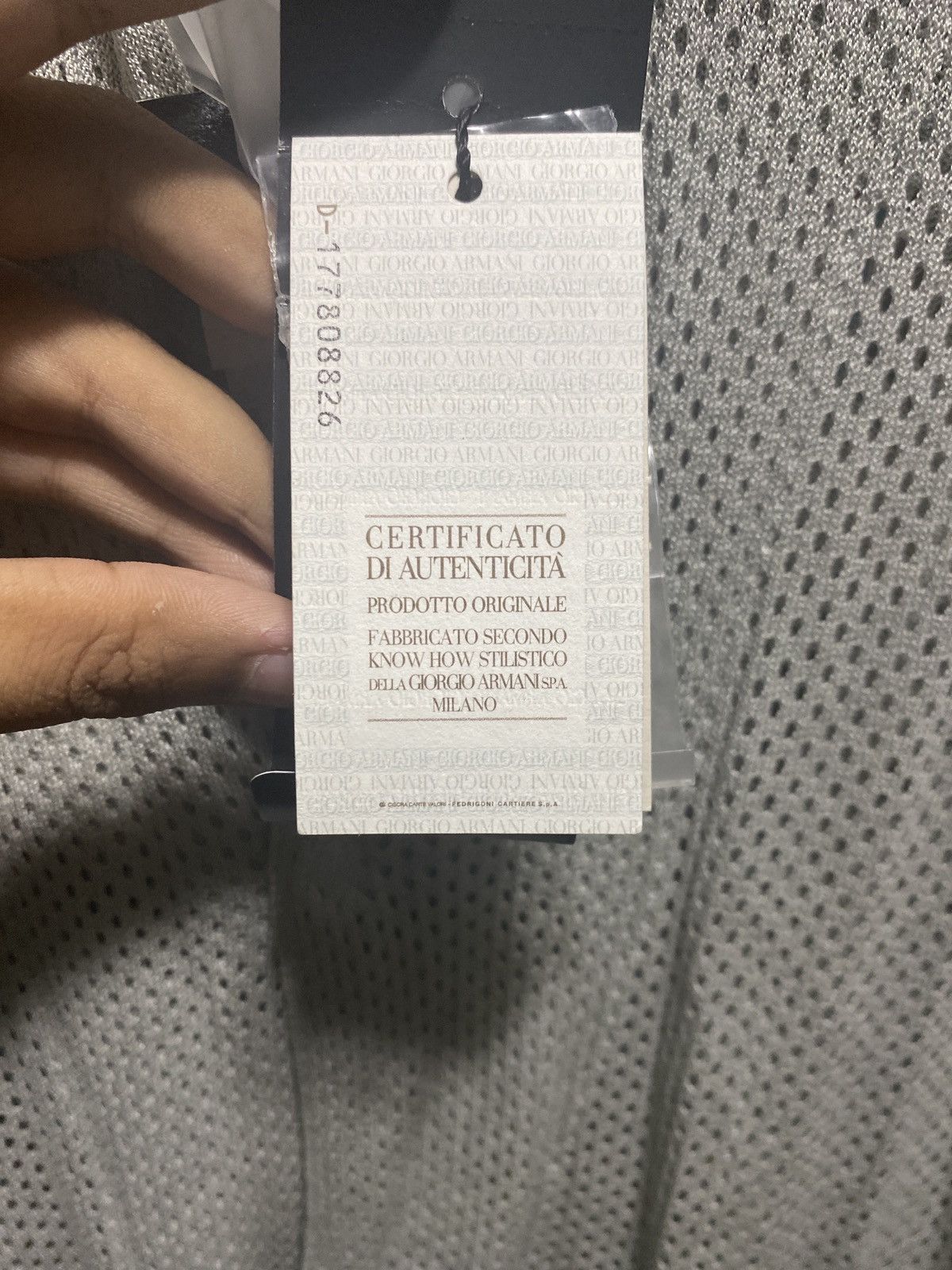 Emporio Armani Runway perforated knit cardigan Size US M / EU 48-50 / 2 - 4 Thumbnail