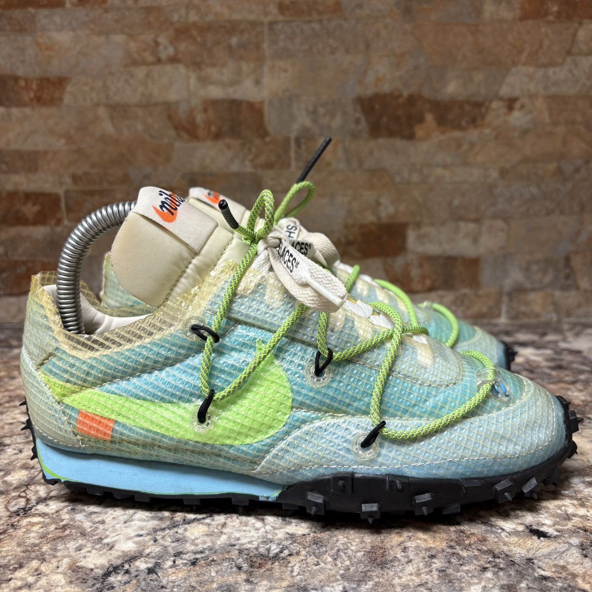 Nike × Off-White Nike X Off-White Waffle Racer Vivid Sky Size 6 Size US 6 / IT 36 - 5 Thumbnail