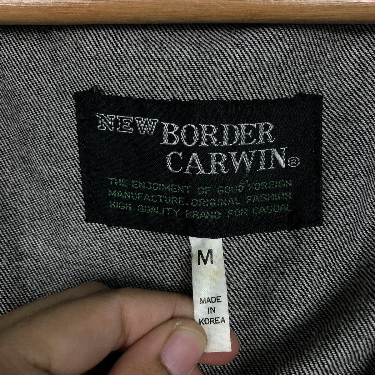 Japanese Brand 🔥VINTAGE CHORE BOMBER JACKET BORDER CARWIN ISSEY MIYAKE Size US M / EU 48-50 / 2 - 19 Thumbnail