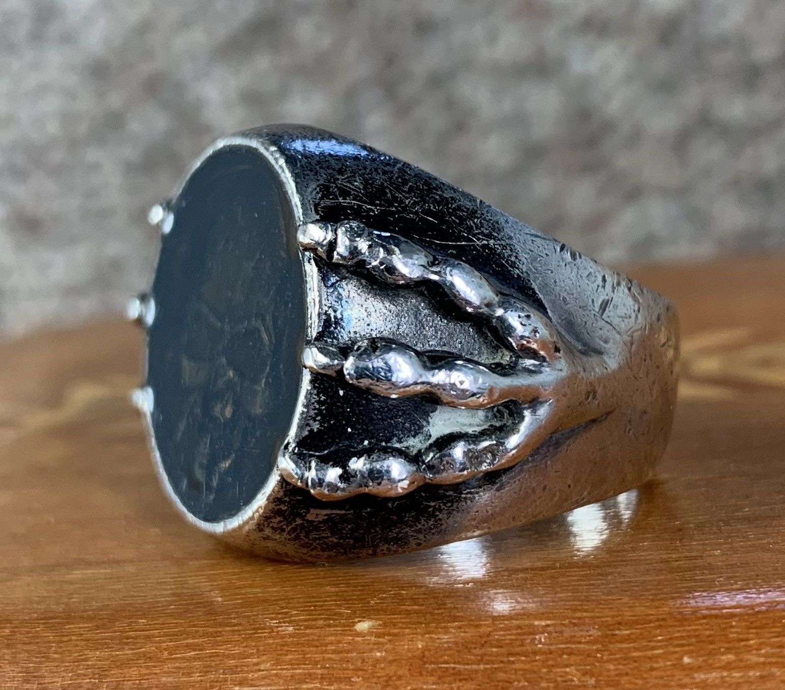 Number (N)ine S/S 2006 Number (N)ine Silver Skull Ring Size ONE SIZE - 3 Thumbnail