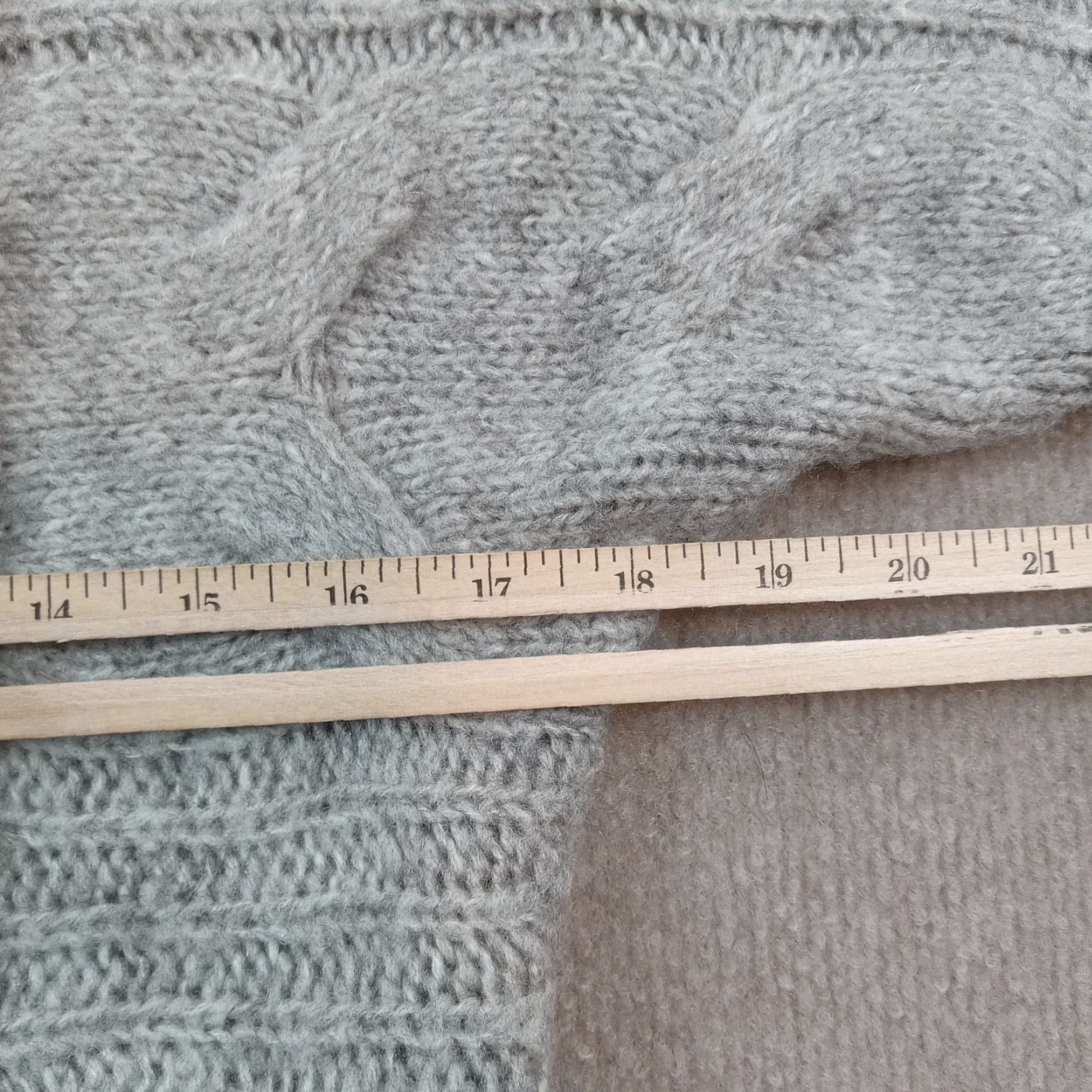 Vintage Fredericks of Hollywood Women's Gray Short Sleeve Sweater Large Acrylic Wool Blend Lightweight Pullover Size L / US 10 / IT 46 - 4 Thumbnail