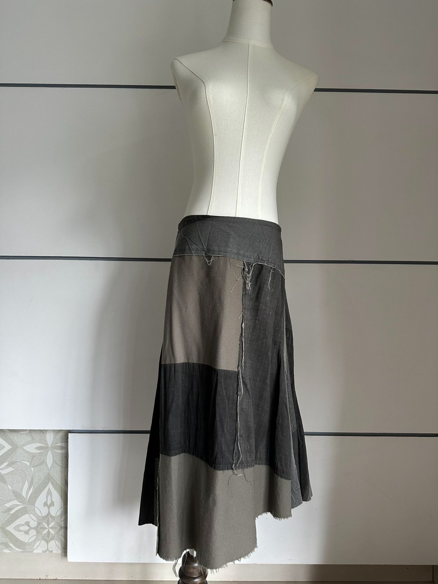 Junya Watanabe JUNYA WATANABE 02AW Spliced Skirt| Size 26" / US 2 / IT 38 - 4 Thumbnail