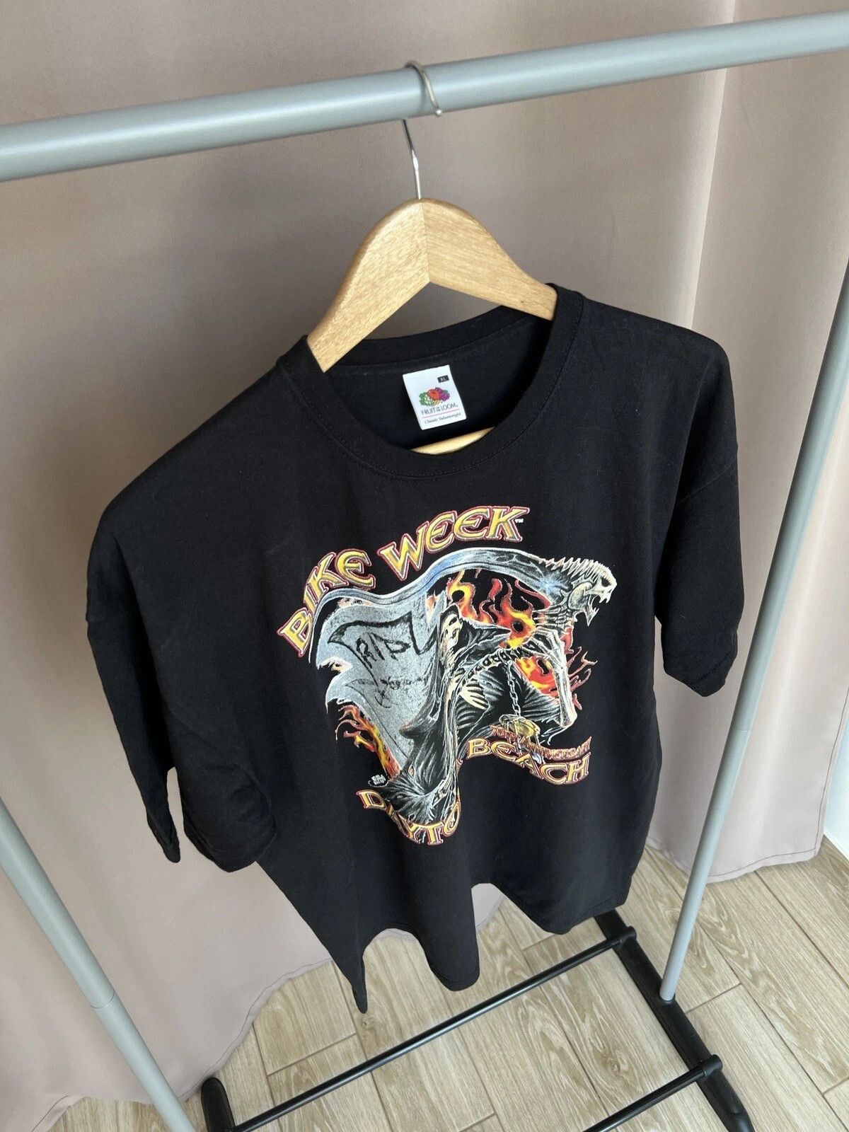Fruit Of The Loom Daytona Beach Bike Week T-Shirt Mens Size XL Motorcycle Size US XL / EU 56 / 4 - 5 Thumbnail