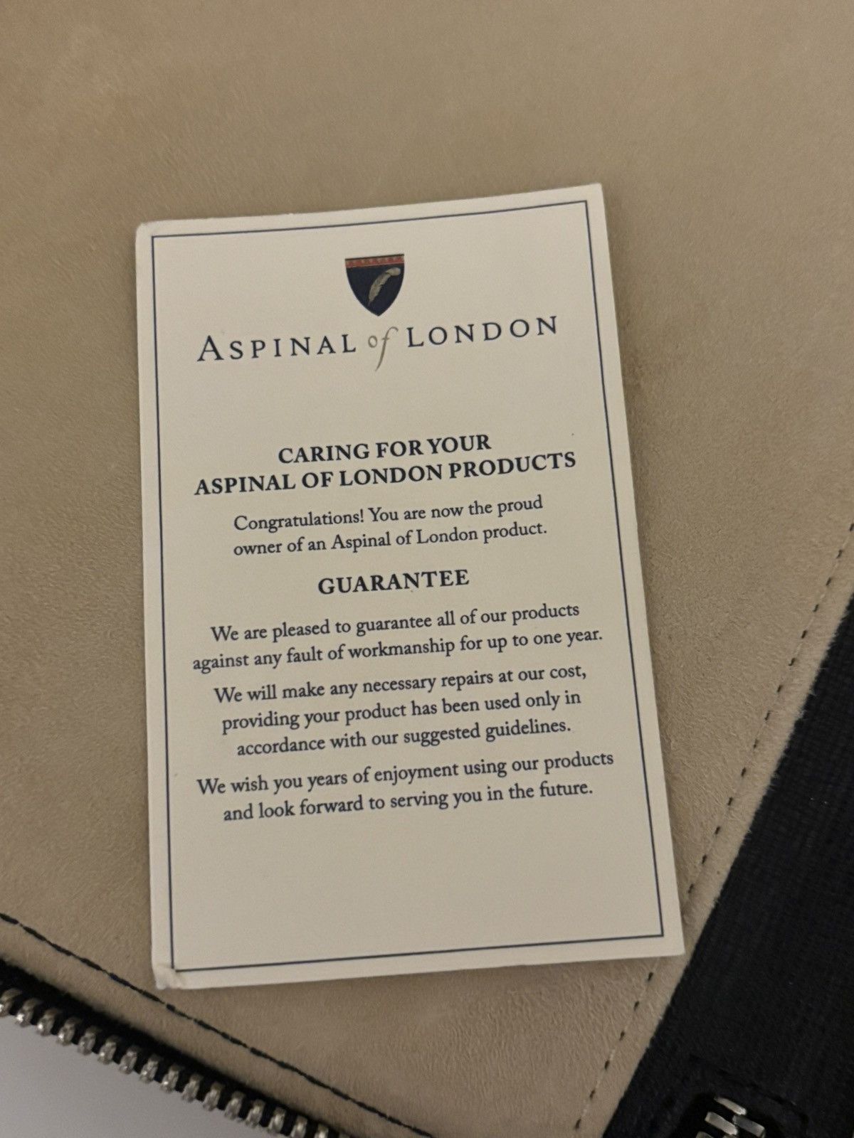 Aspinal of London Aspinal of London A4 Zip-Lock Bag – Luxury Leather Organizer Size ONE SIZE - 7 Thumbnail