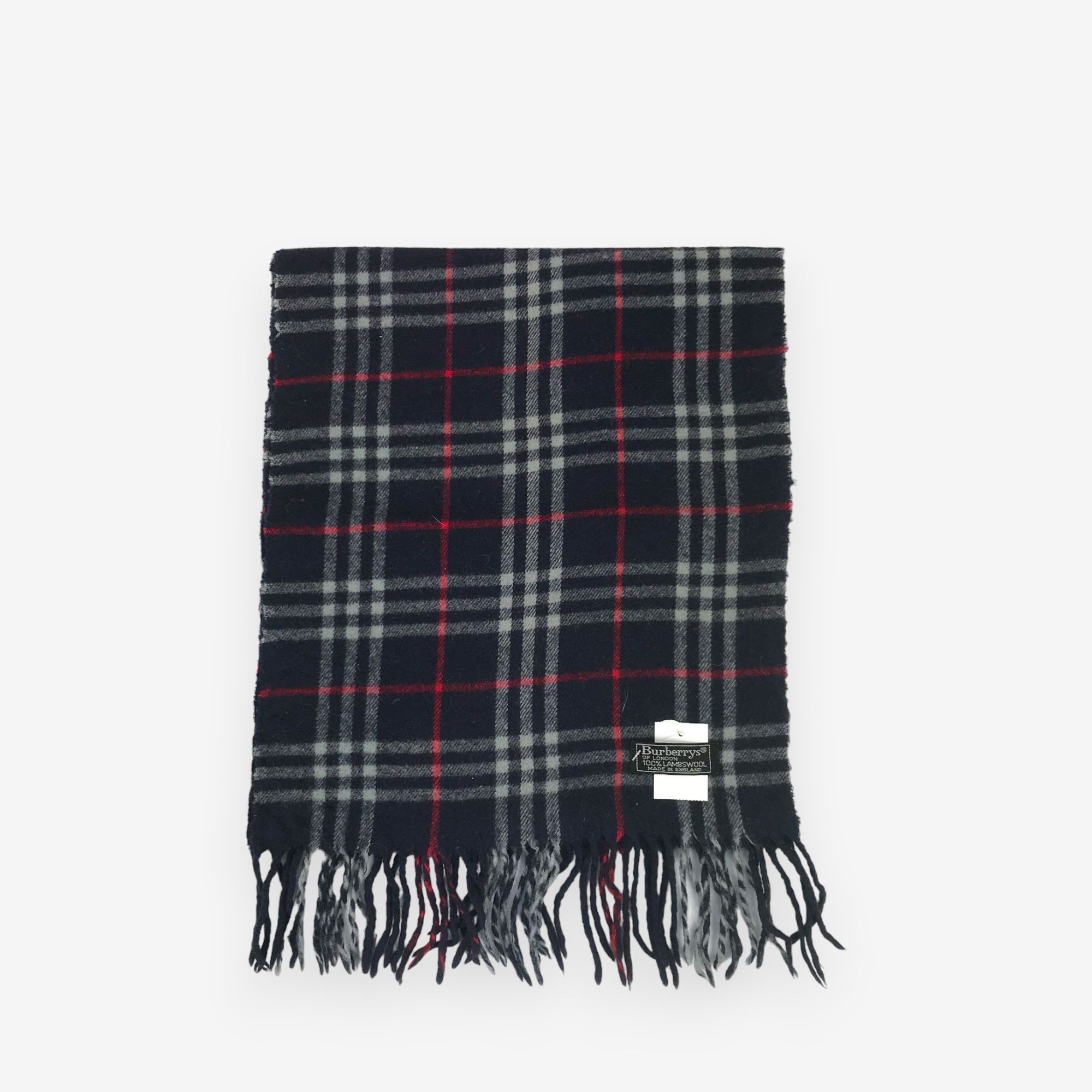 Burberry × Vintage Vintage Burberry Scarf Muffler Wool Cashmere Scarves Size ONE SIZE - 3 Thumbnail
