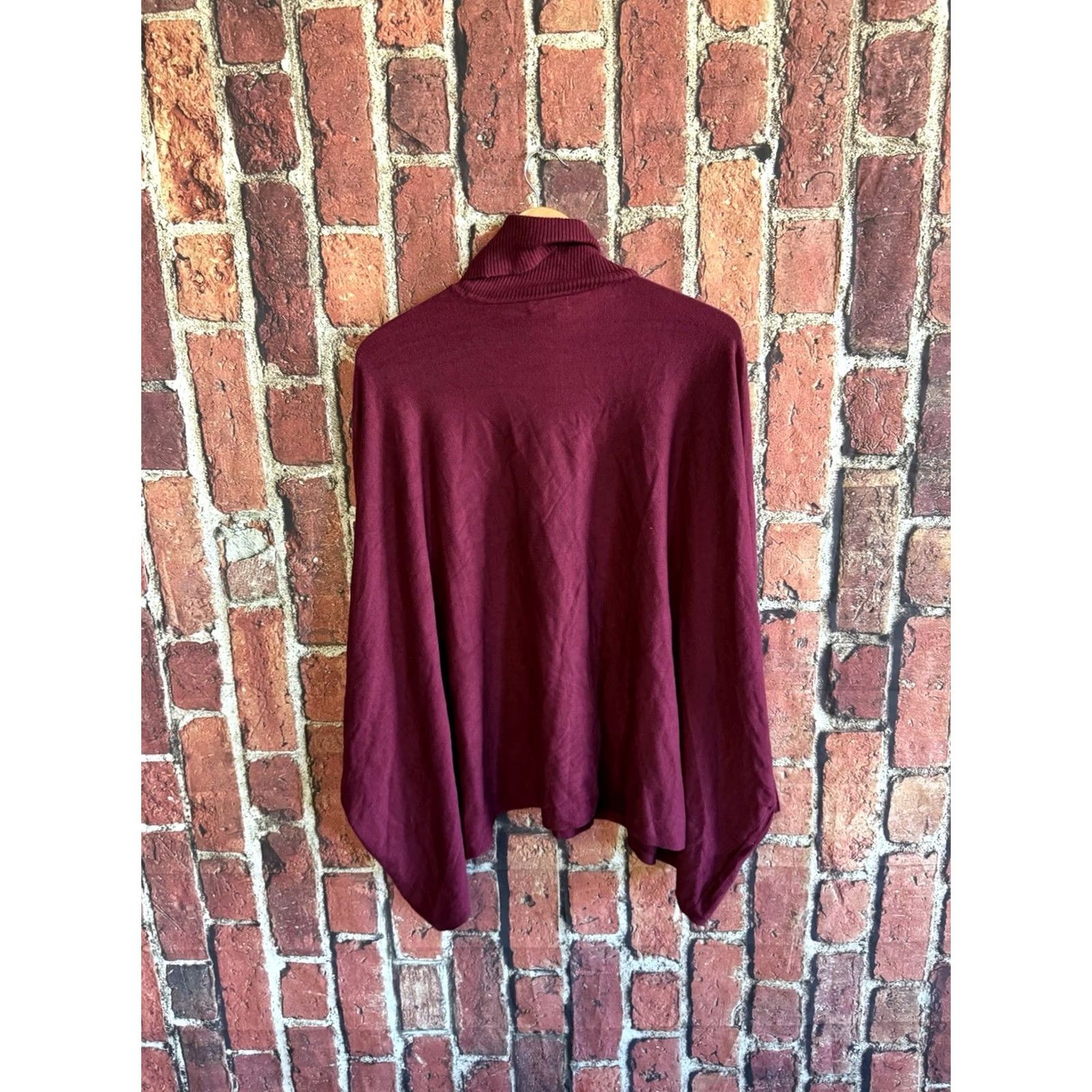 Alfani Alfani Womens Red Long Sleeve Knit Turtleneck Pullover Sweatshirt M Knit NWT Size M / US 6-8 / IT 42-44 - 2 Thumbnail