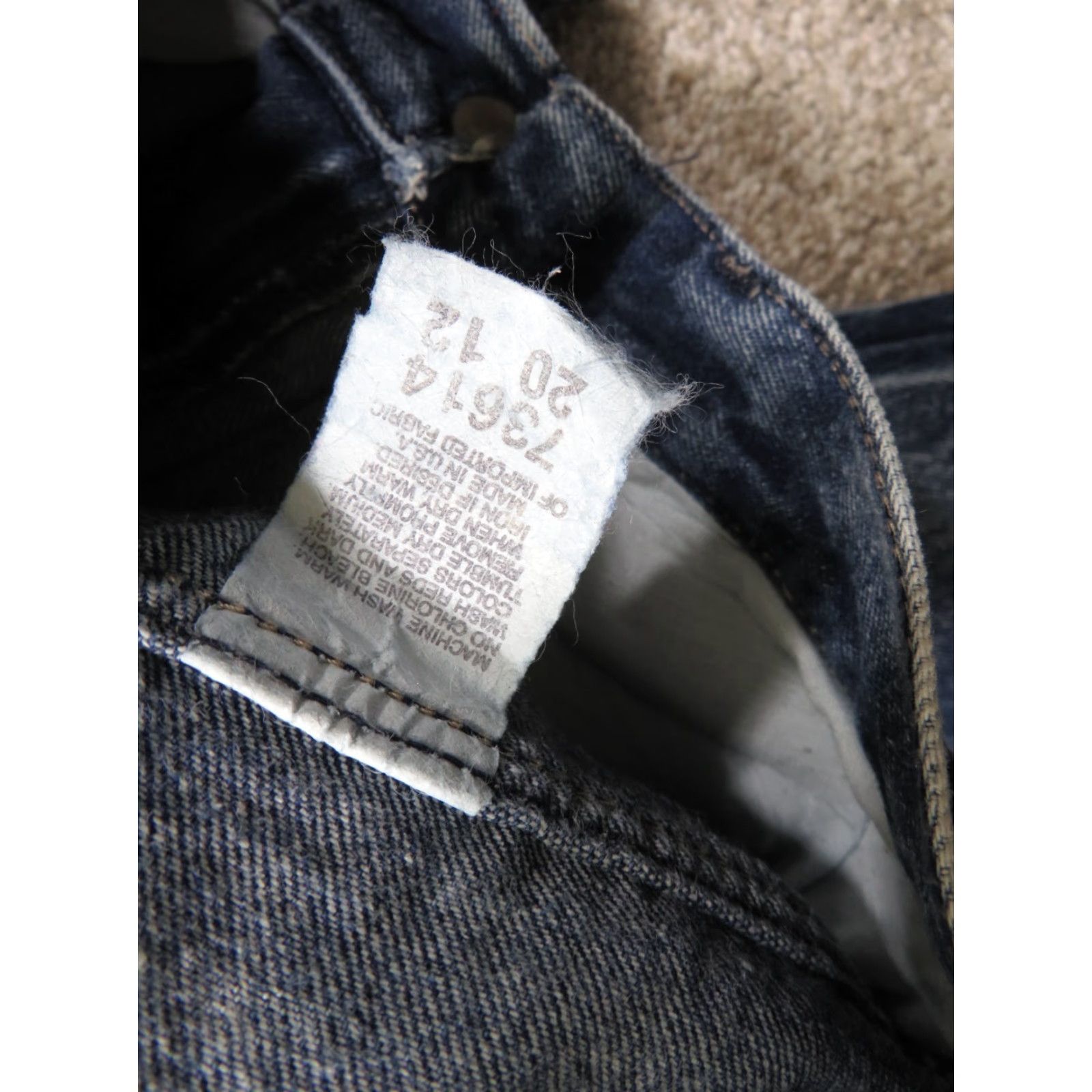 Denime VINTAGE Pizzazz High-Rise Mom Denim Jeans Women 9 28x28 Blue 1980s Straight 4-Pocket Western Cowboy Casual Mens Womens Girls Boys Size 30" / US 8 / IT 44 - 5 Thumbnail