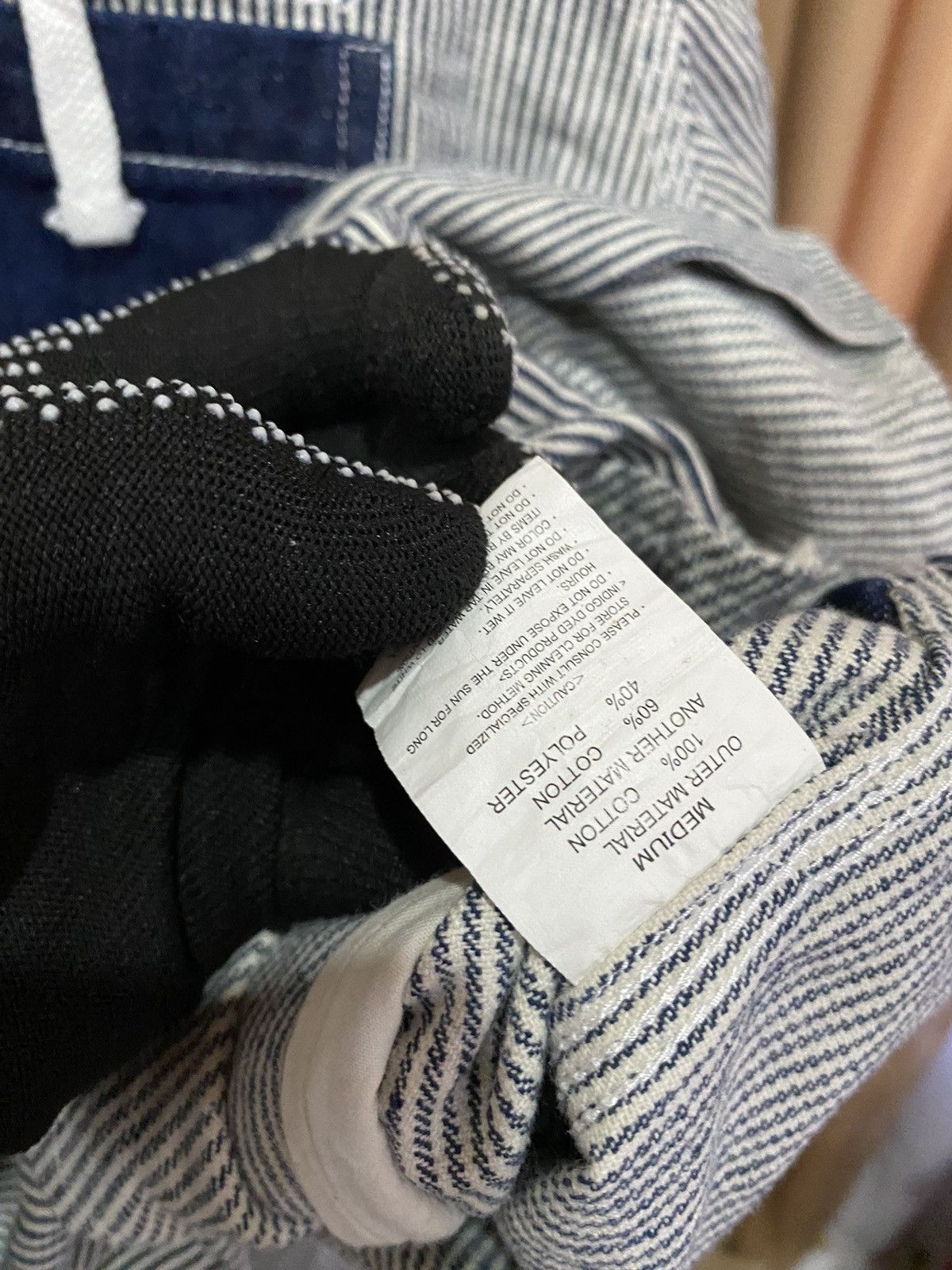 Stussy Stüssy Hooded Hickory Striped Button-Up Work Shirt Size US M / EU 48-50 / 2 - 9 Thumbnail