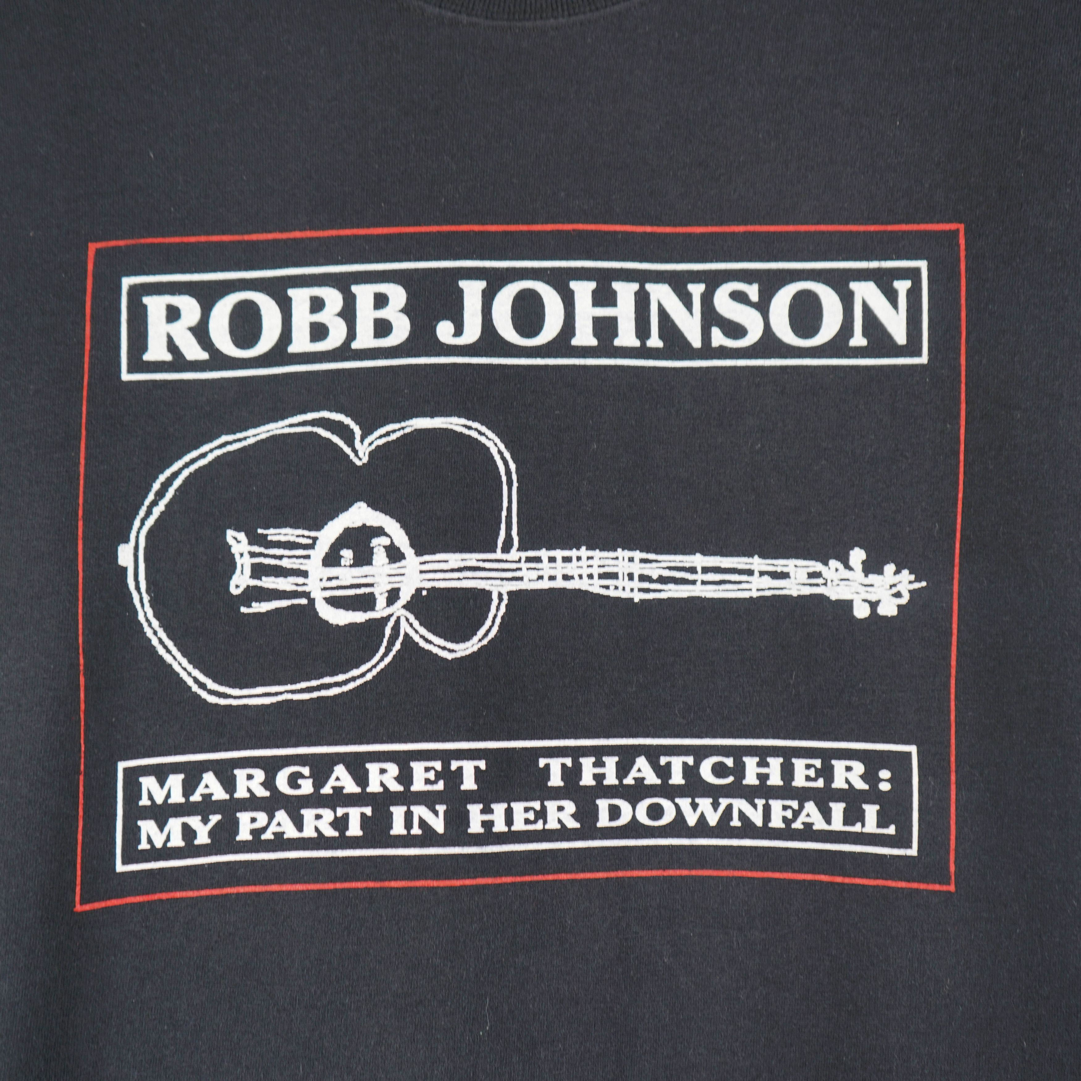 Band Tees × Vintage Vintage 1990s Robb Johnson T-Shirt Size US XL / EU 56 / 4 - 2 Thumbnail