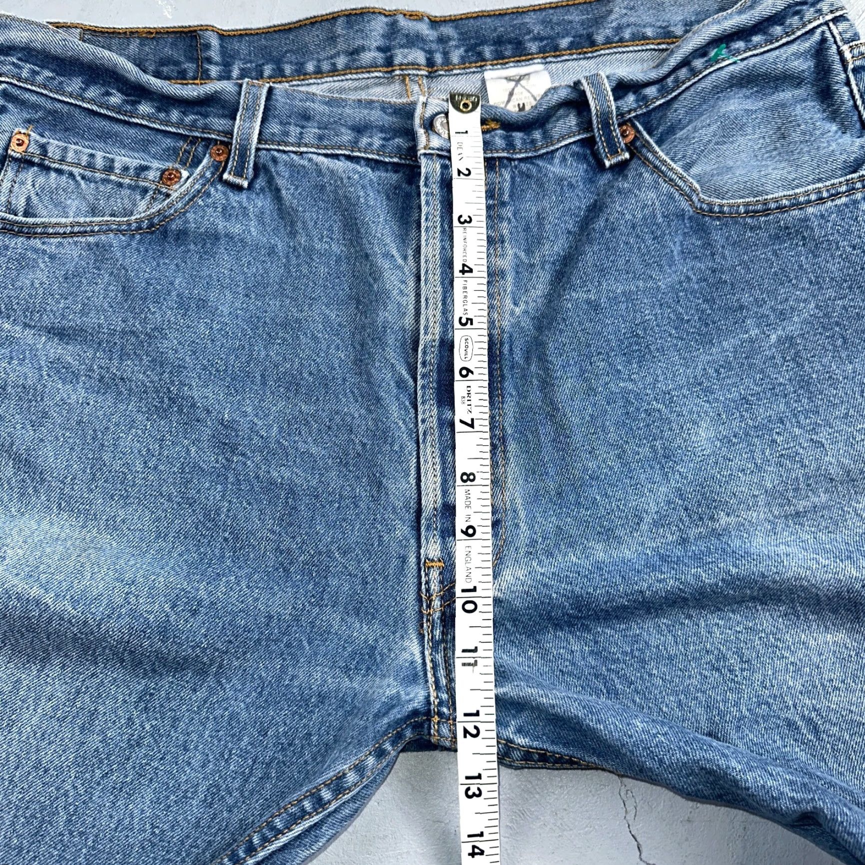 Levi's VINTAGE Levi's 501 Jeans Straight 38x32 Men Blue Denim 90s 501 Series Comfort Regular Straight Leg 5-Pocket Jeans Mens Size US 38 / EU 54 - 6 Thumbnail