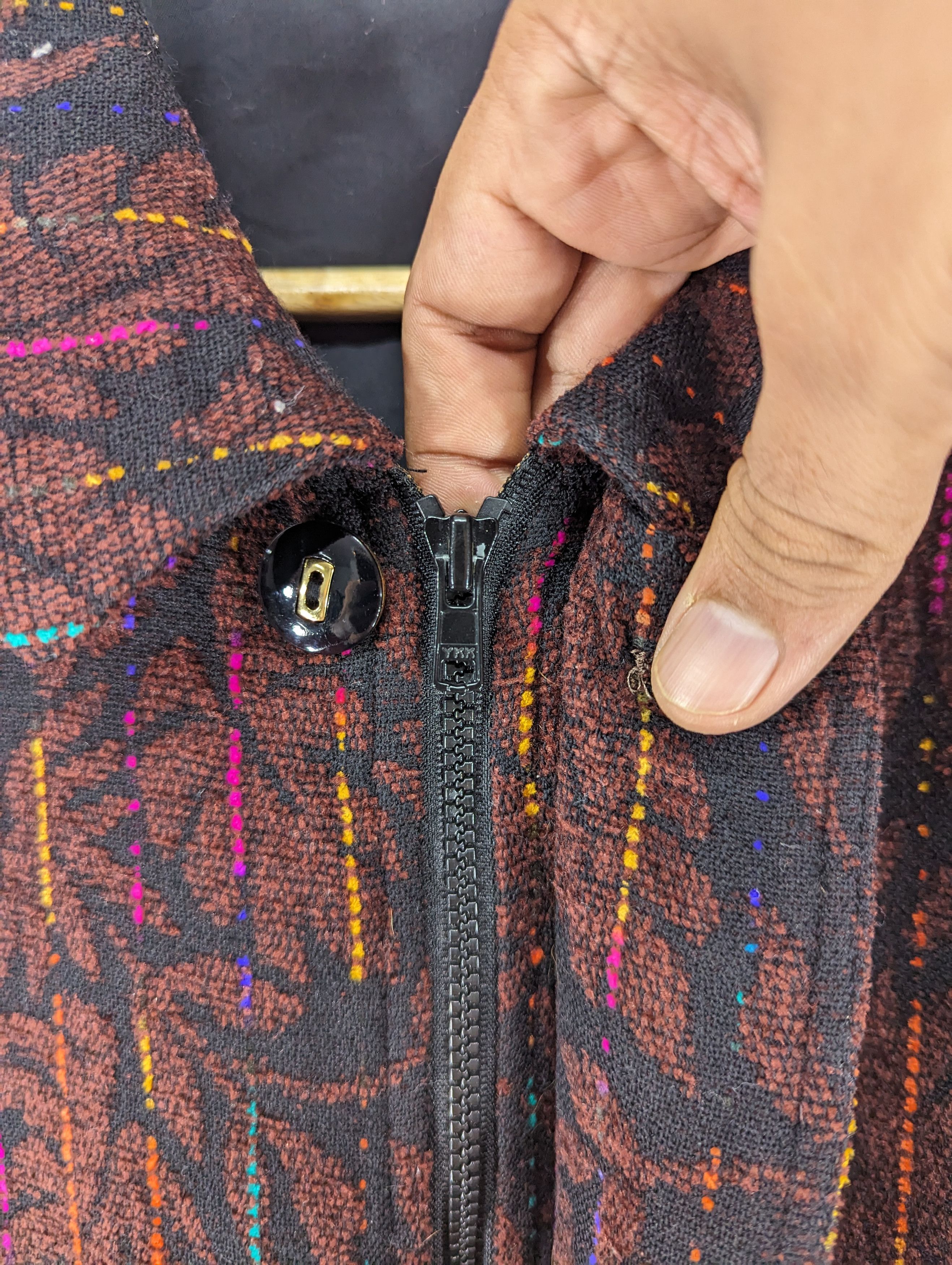 Japanese Brand Vintage Ji-Ma Pro Japanese Brand Mohair Bomber Jacket Size US M / EU 48-50 / 2 - 10 Thumbnail