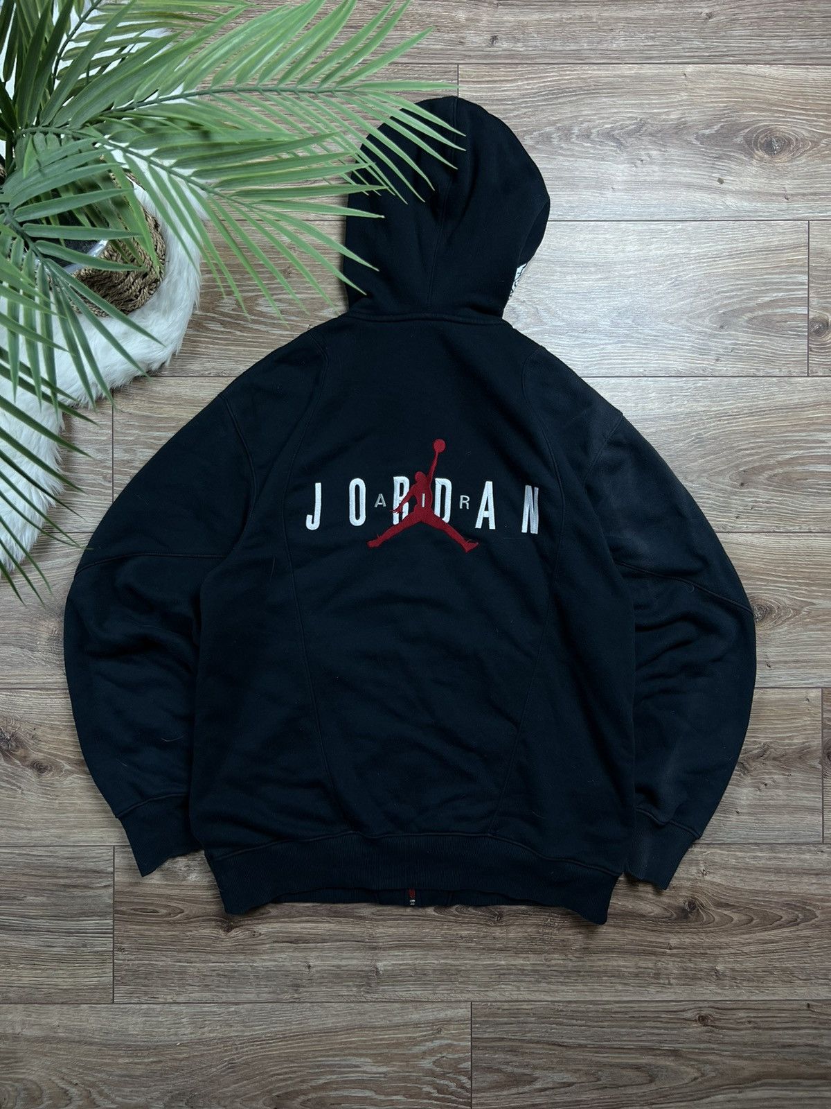 Jordan Brand Nike Vintage NIKE AIR JORDAN VINTAGE OG OVERSIZED RETRO ZIP UP HOODIE Grailed