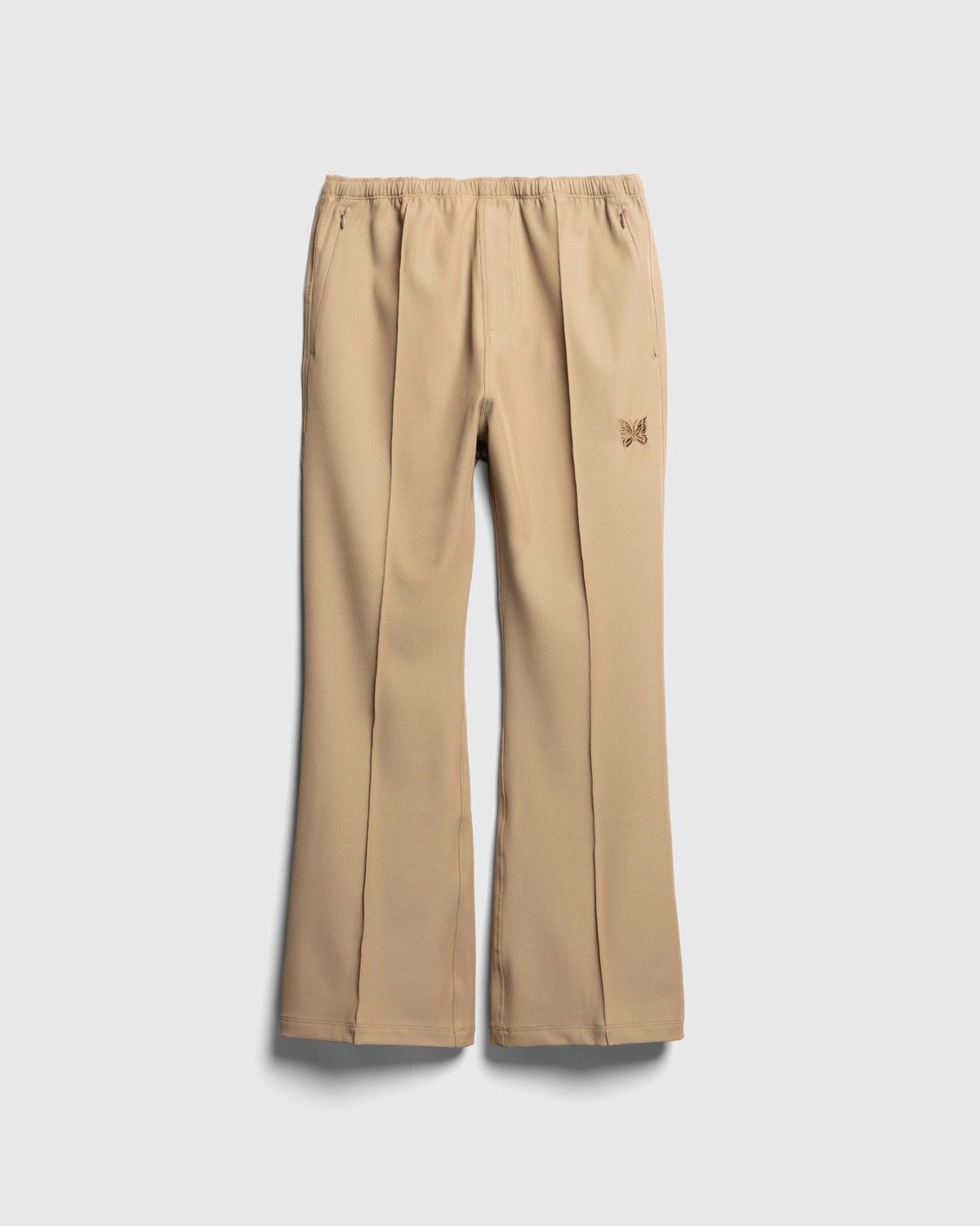 Needles !DS! DS23 Needles Butterfly W.U Boot Cut Khaki Track Pants Size 34" / US 12 / IT 48 - 2 Thumbnail