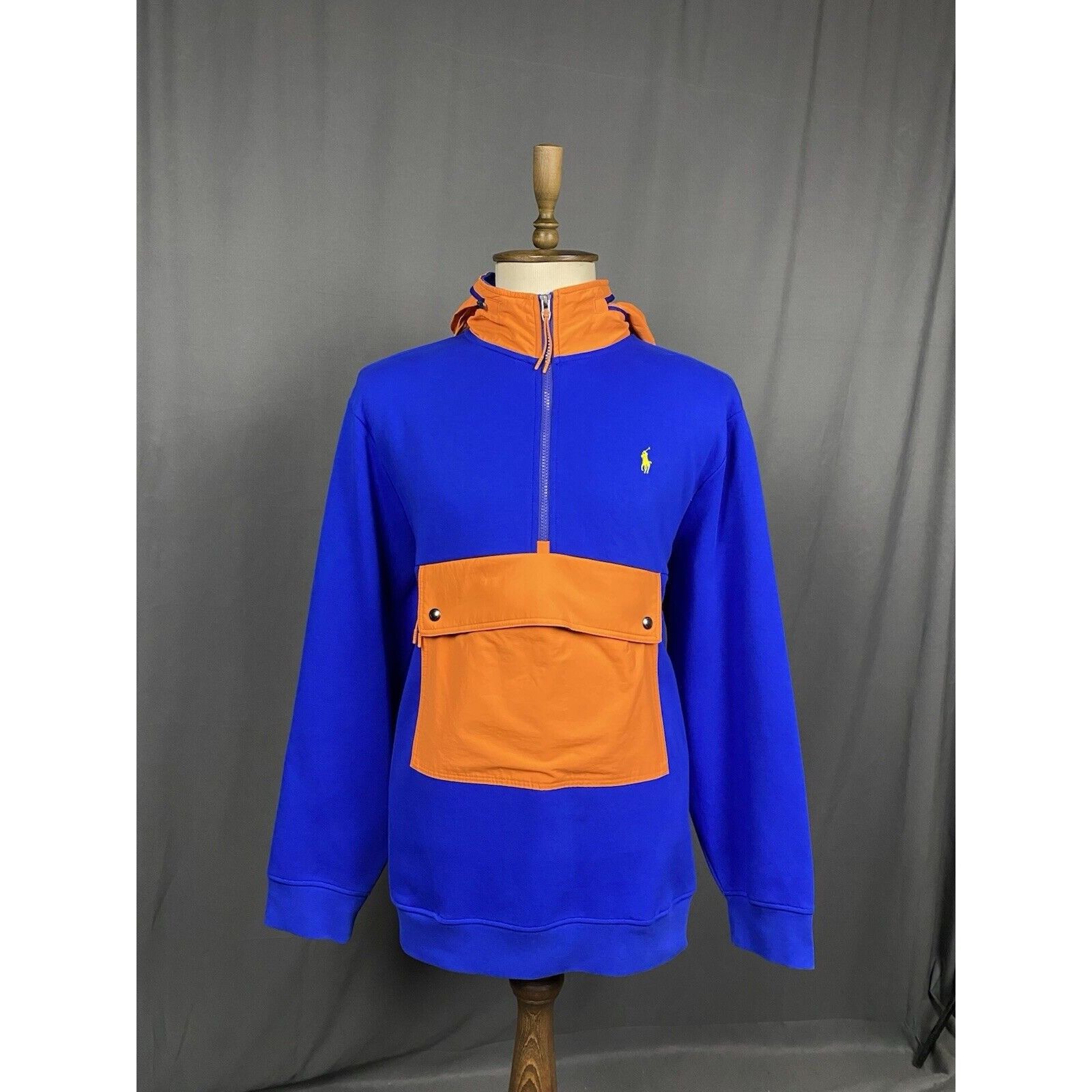 Polo Ralph Lauren Polo Ralph Lauren Men's Blue Zip Hoodie Anorak Jacket Size 2 Size US XXL / EU 58 / 5 - 1 Thumbnail