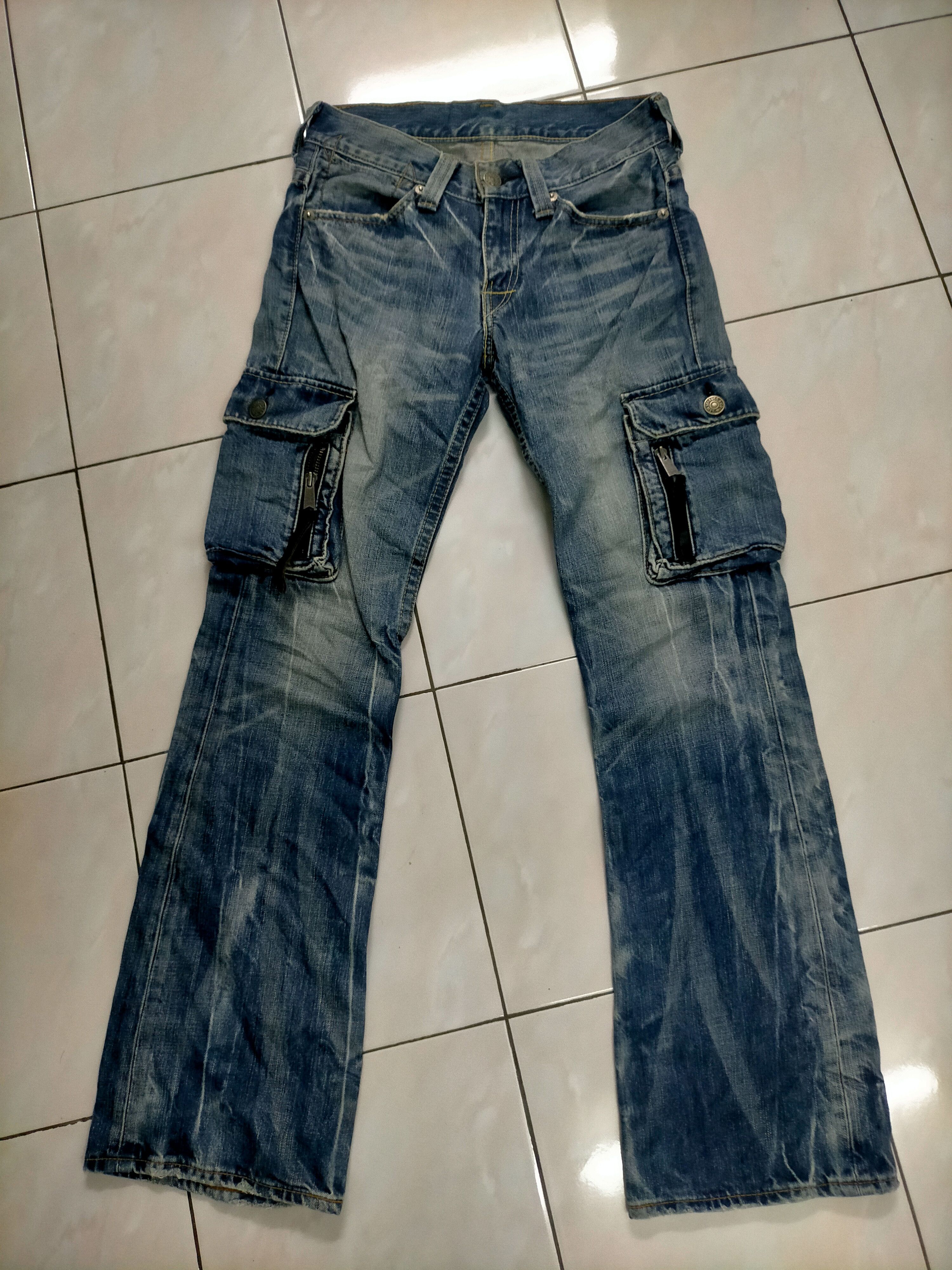 Levi's 🔥Vintage🔥 Levis 507 Rare Mudwash Ripped Flare Size US 30 / EU 46 - 1 Thumbnail