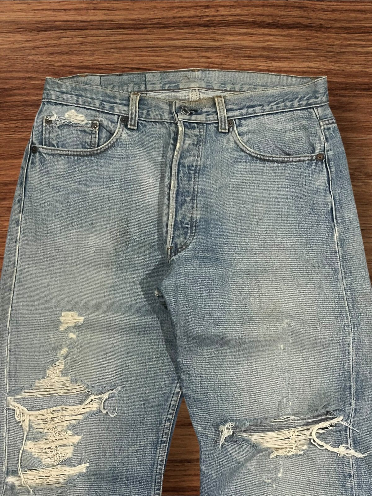 Levi's × Vintage ⚡️80’s⚡️Vintage Levi’s 501XX Made in USA - 90s Denim W34 L32 Size US 34 / EU 50 - 4 Thumbnail