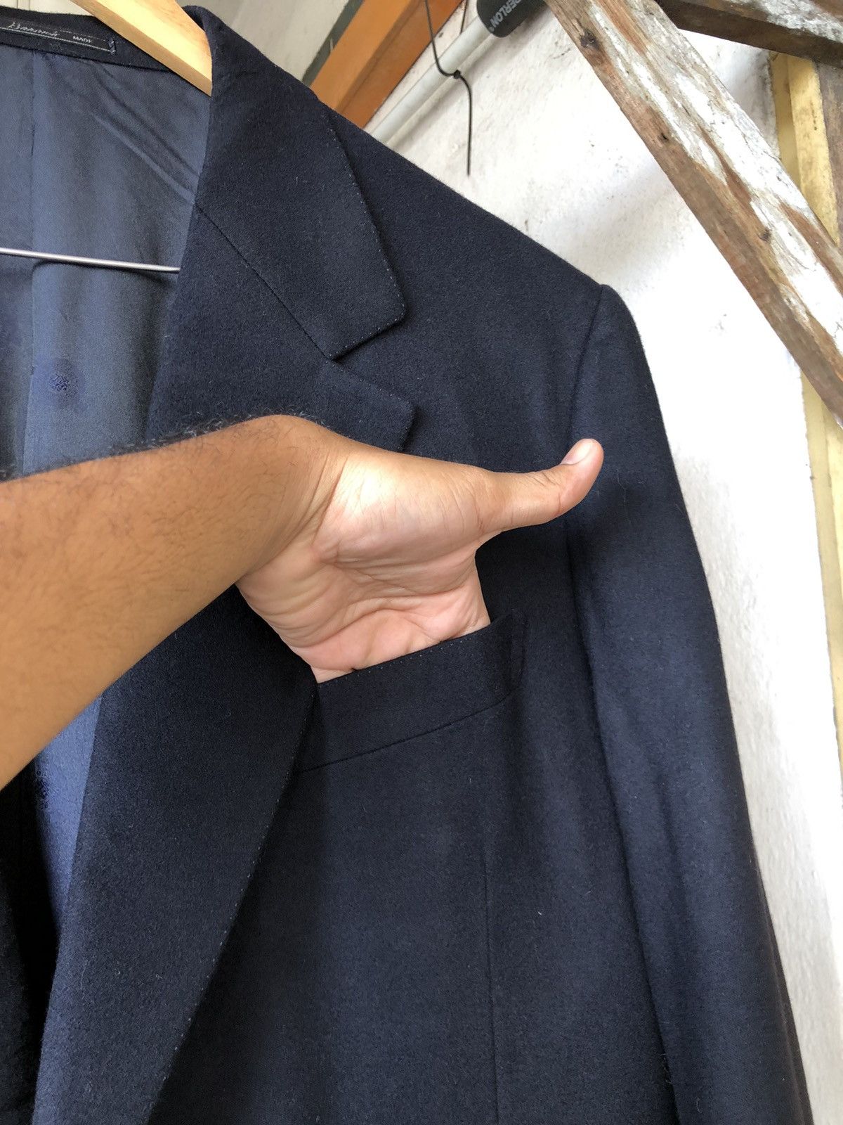 Ermenegildo Zegna Zegna Special Hand Made Baron's Single Breasted Wool Blazer Size US XXL / EU 58 / 5 - 7 Thumbnail