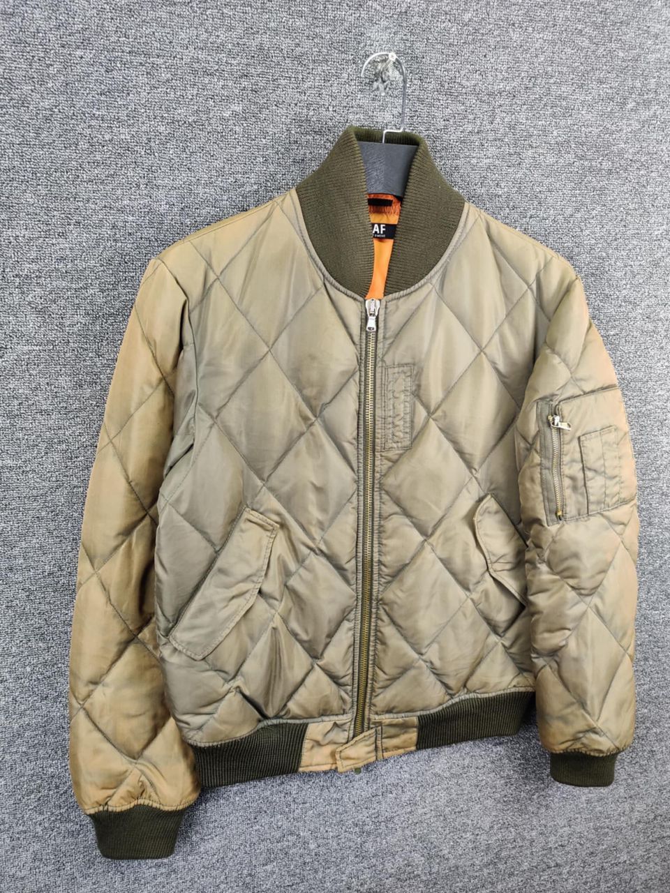 Raf by Raf Simons Raf By Raf Simons Quilted MA-1 Flight Bomber Jacket Size US M / EU 48-50 / 2 - 4 Thumbnail