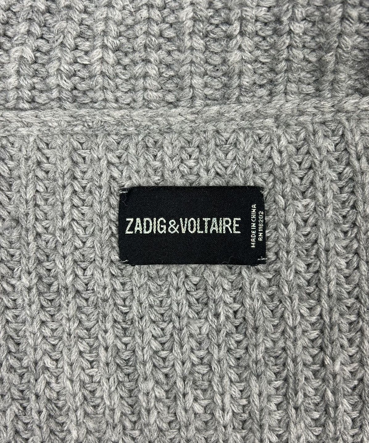 Zadig & Voltaire Zadig & Voltaire Knitted Cardigan Avant Garde Sweater Size M / US 6-8 / IT 42-44 - 12 Thumbnail