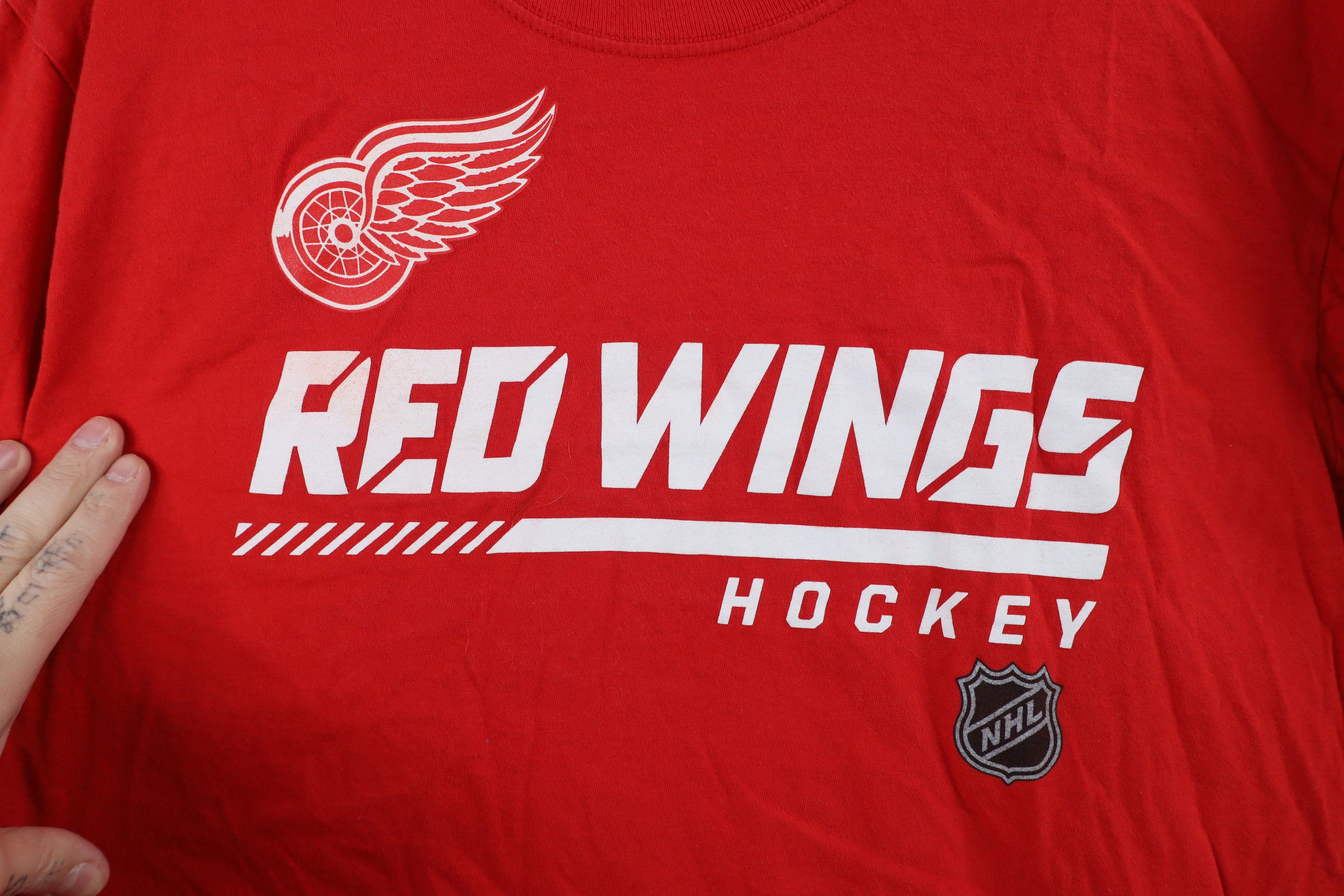 Vintage Fanatics Pro Detroit Red Wings Hockey Long Sleeve T-Shirt Size US L / EU 52-54 / 3 - 5 Thumbnail