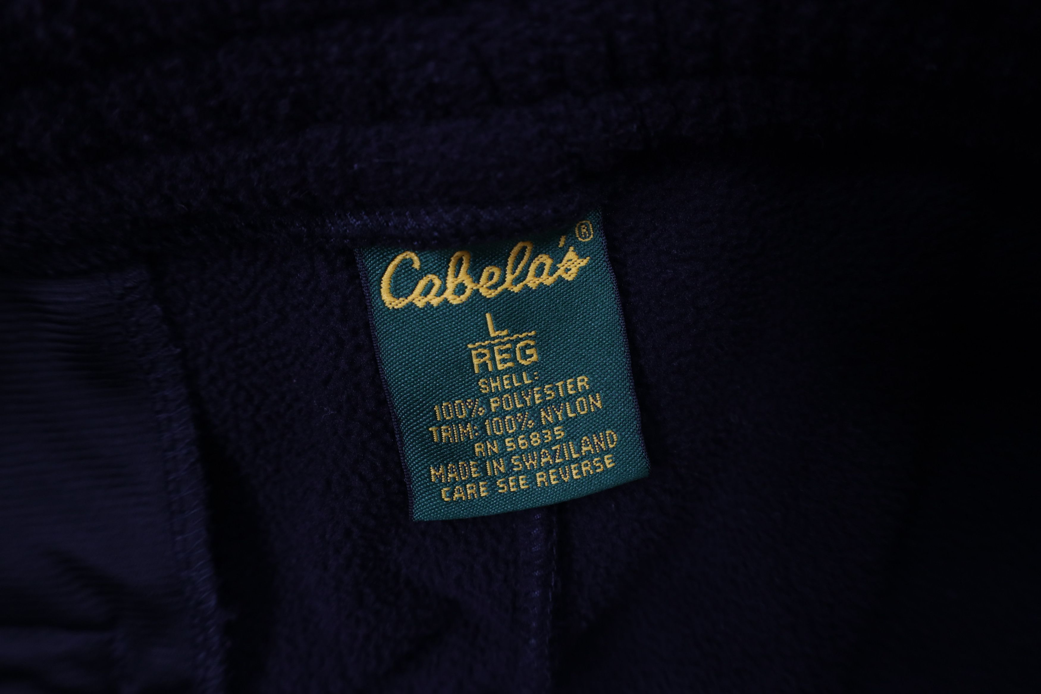 Cabelas × Vintage Vintage 90s Cabelas Cuffed Fleece Joggers Pants Black Size US 36 / EU 52 - 6 Thumbnail