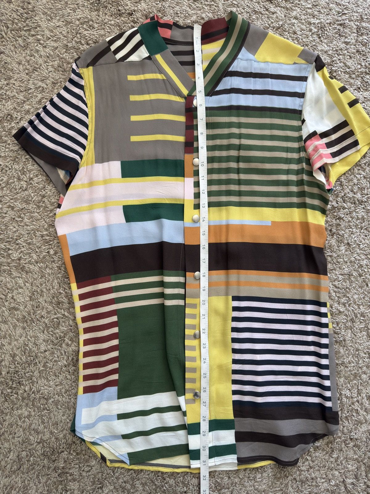 Rick Owens SS20 Tecautl Golf Shirt Button Up Size US M / EU 48-50 / 2 - 4 Thumbnail