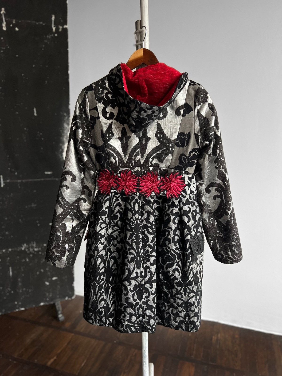 Designer × Desigual Desigual Womens Embroidered Print Full Zip Coat Jacket Size S / US 4 / IT 40 - 3 Thumbnail