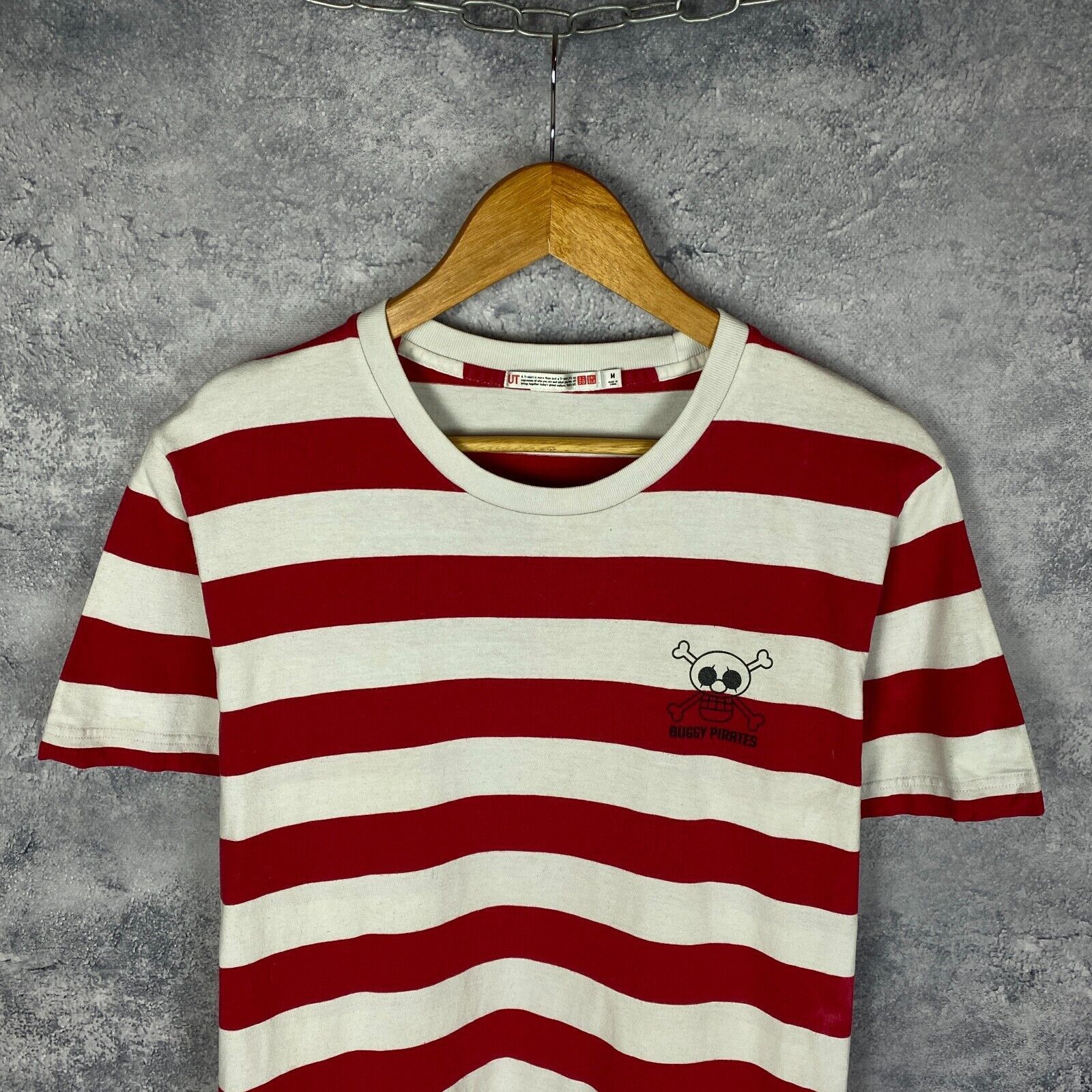 Uniqlo Uniqlo One Piece Anime Tee Men's Size M Red White ` Size US M / EU 48-50 / 2 - 2 Thumbnail
