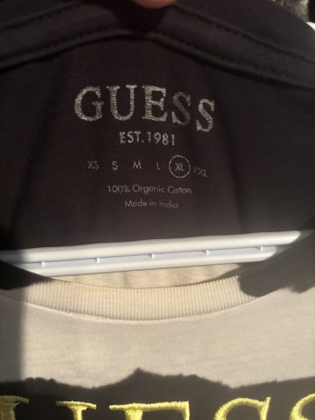 Guess Guess black and white striped t-shirt Size US XL / EU 56 / 4 - 2 Thumbnail