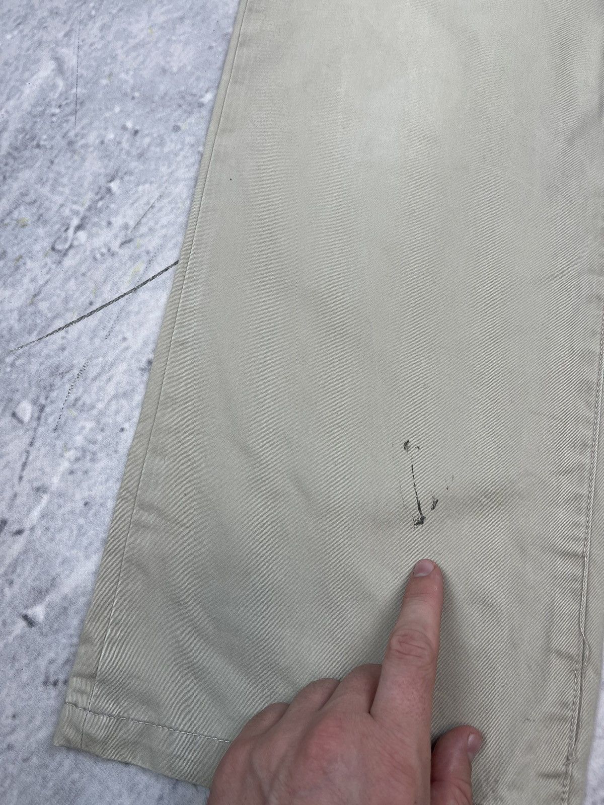 Vintage × Yves Saint Laurent YSL 00s casual pants luxury beige jeans Yves Saint Laurent Size US 36 / EU 52 - 7 Thumbnail