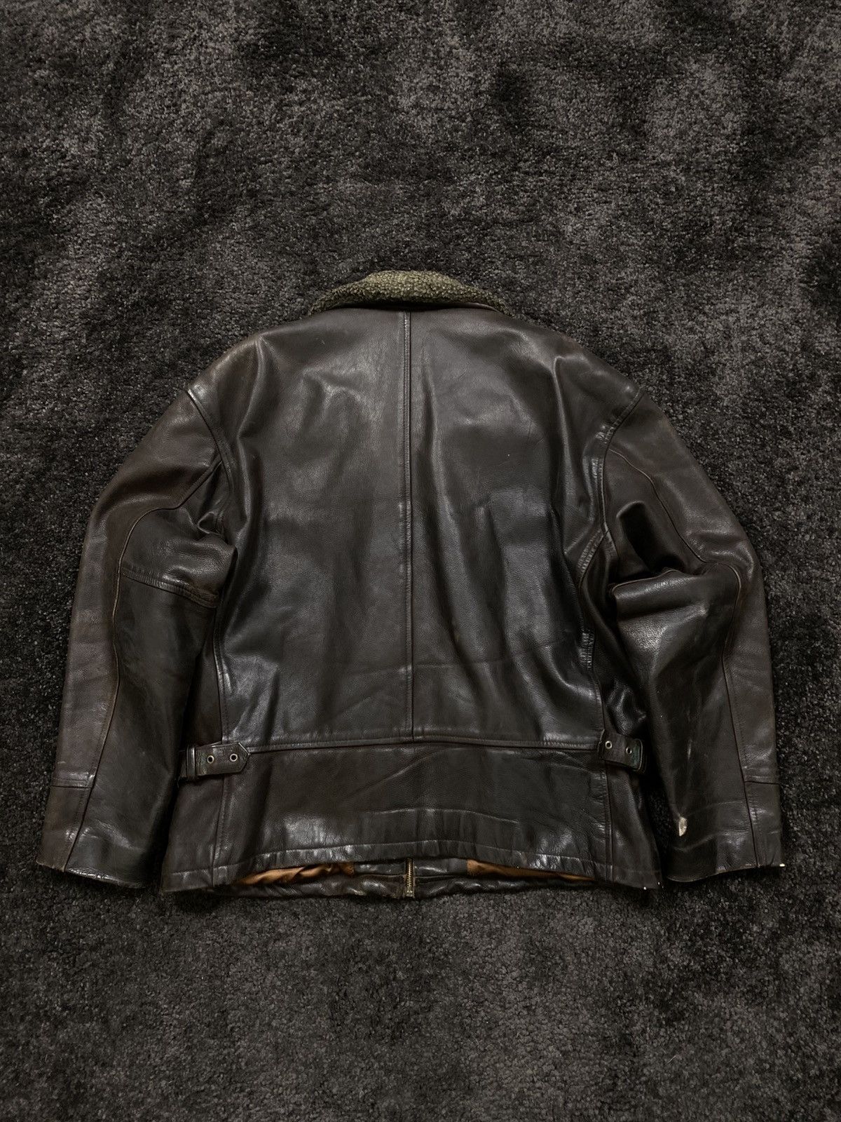 Japanese Brand Vintage 90’s real leather aviator pilot jacket like Size US L / EU 52-54 / 3 - 3 Thumbnail