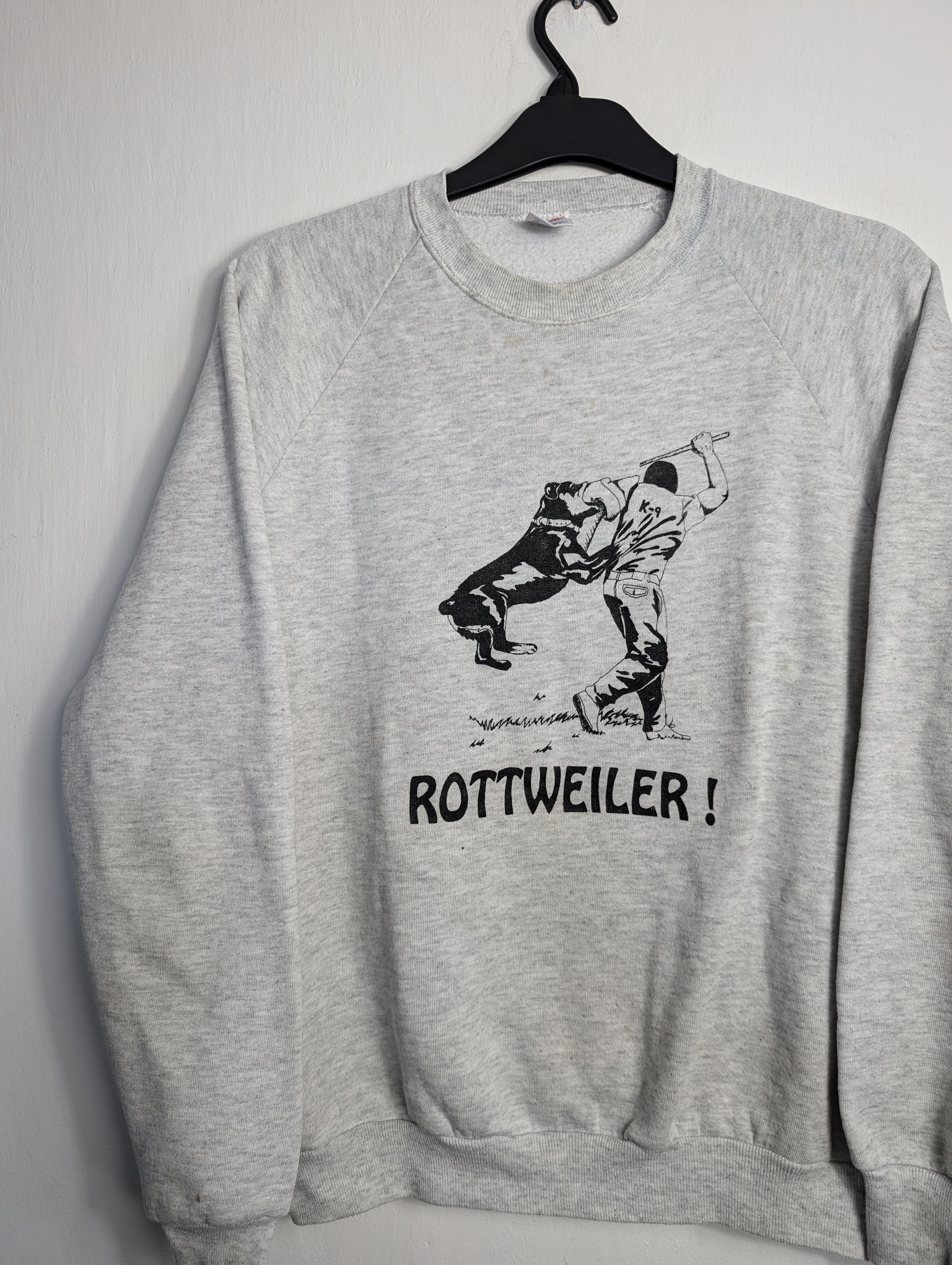Jerzees Vintage 90s Jerzees Rottweiler Dog Graphic Crewneck USA Size US M / EU 48-50 / 2 - 2 Thumbnail