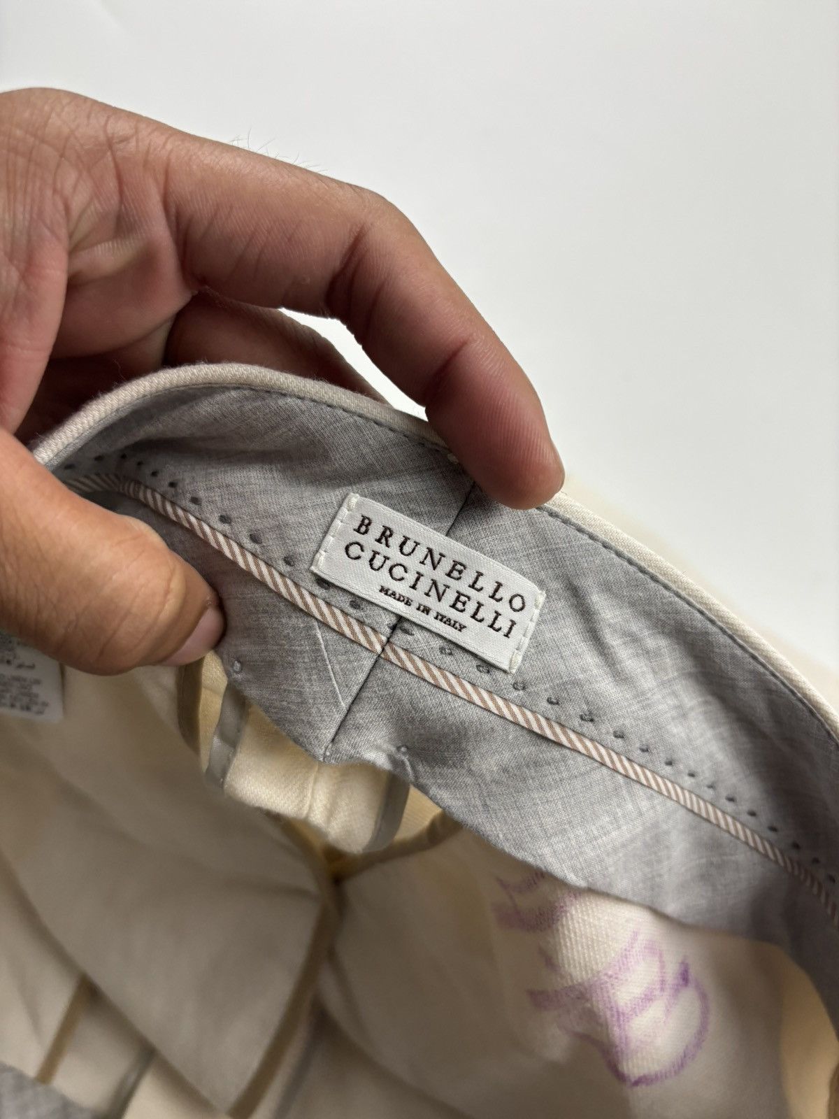 Brunello Cucinelli Brunello Cucinelli Linen Trousers Size 27" / US 4 / IT 40 - 6 Thumbnail