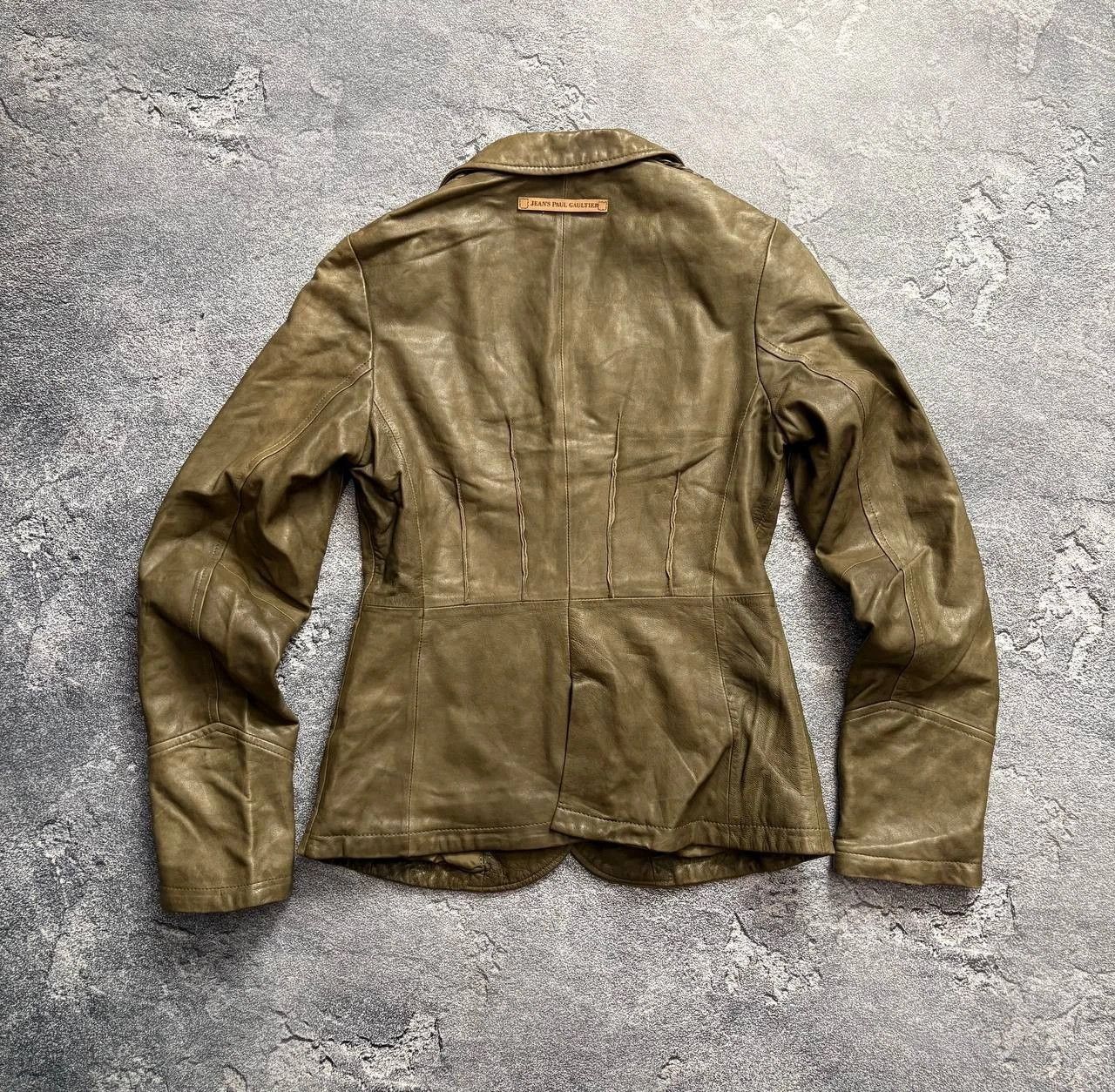 Jean Paul Gaultier Vintage 90s Jean Paul Gaultier Luxury Leather Jacket Size M / US 6-8 / IT 42-44 - 2 Thumbnail